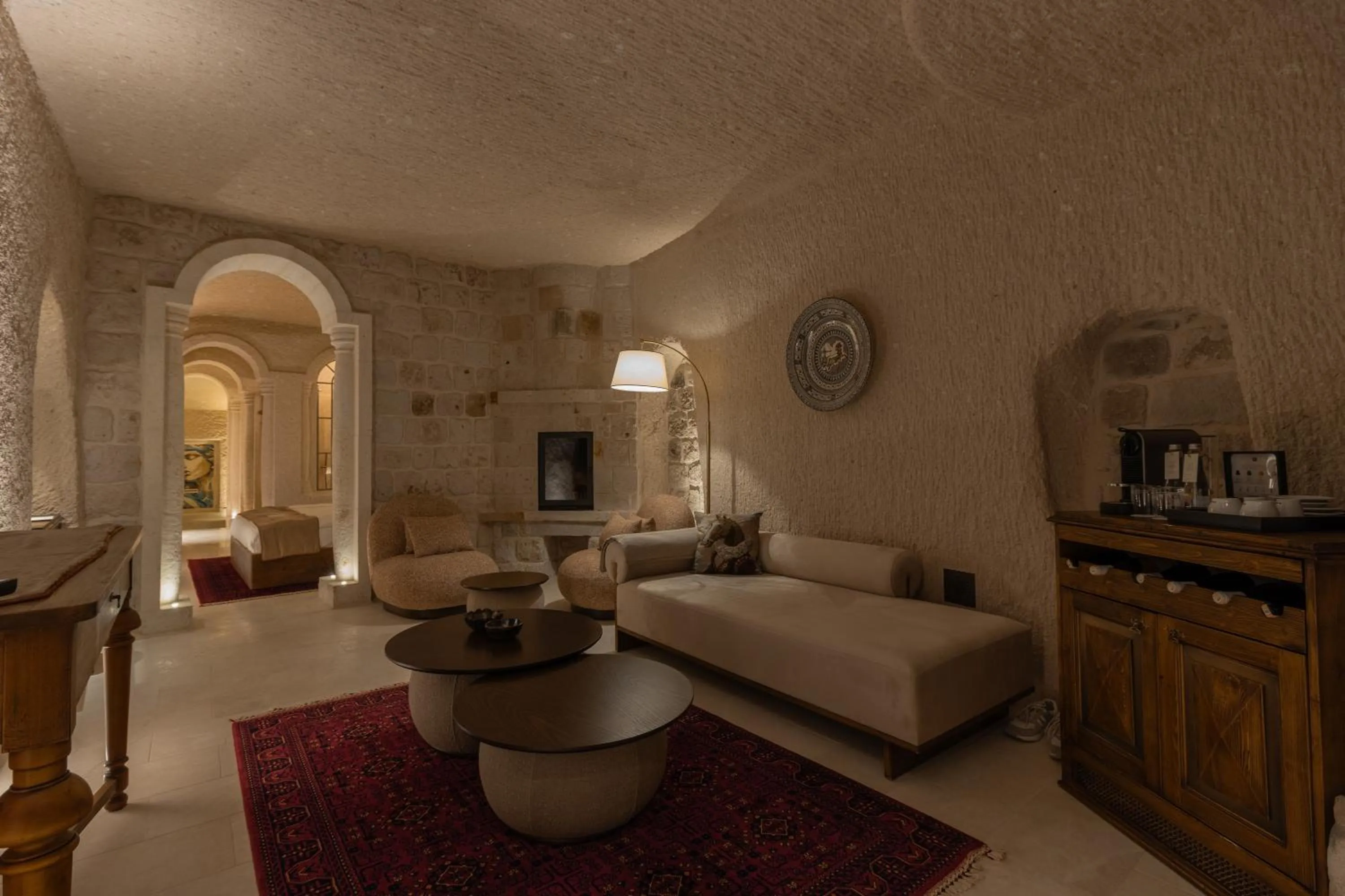 Living room in Via Regia Cappadocia Hotel