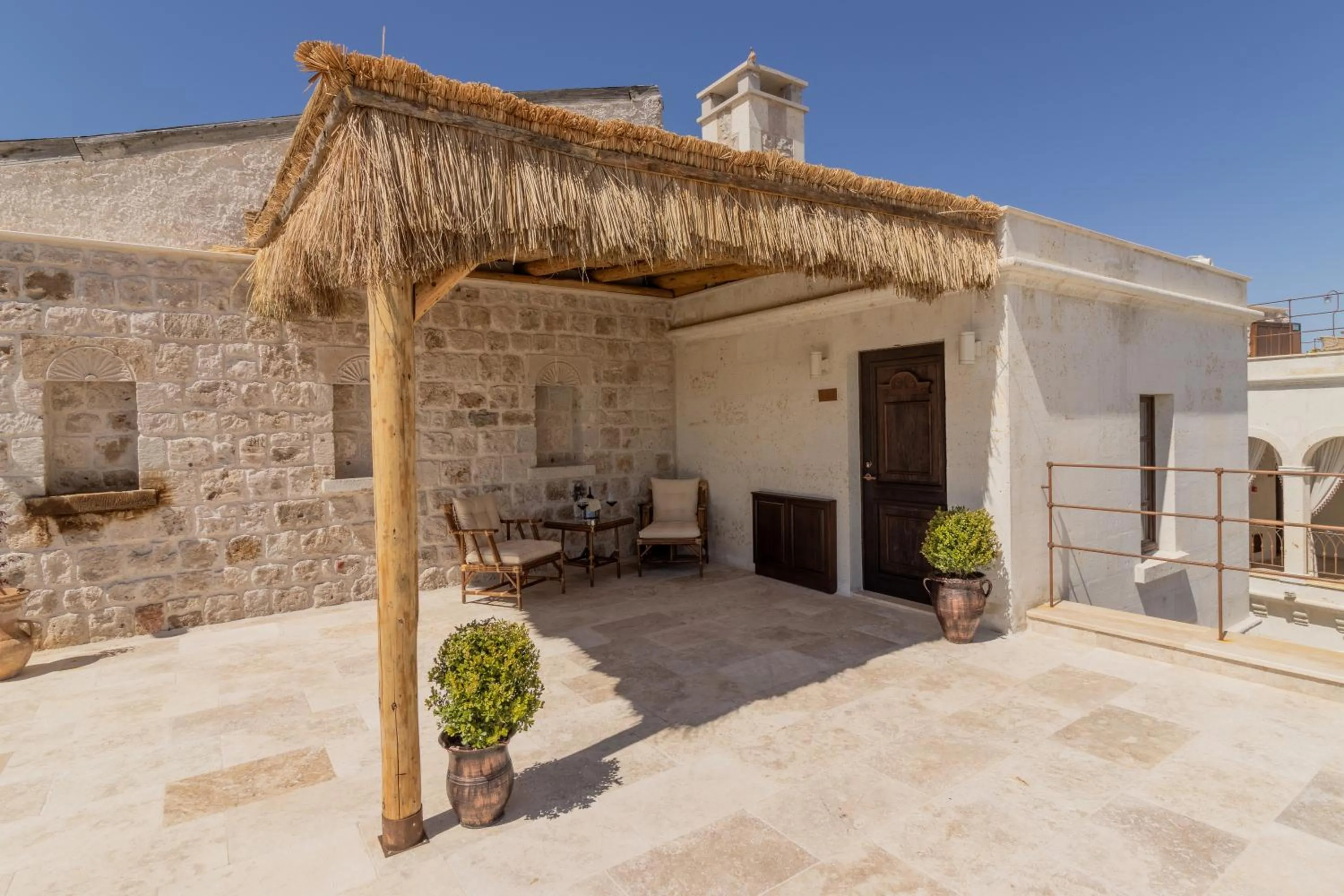 Patio in Via Regia Cappadocia Hotel