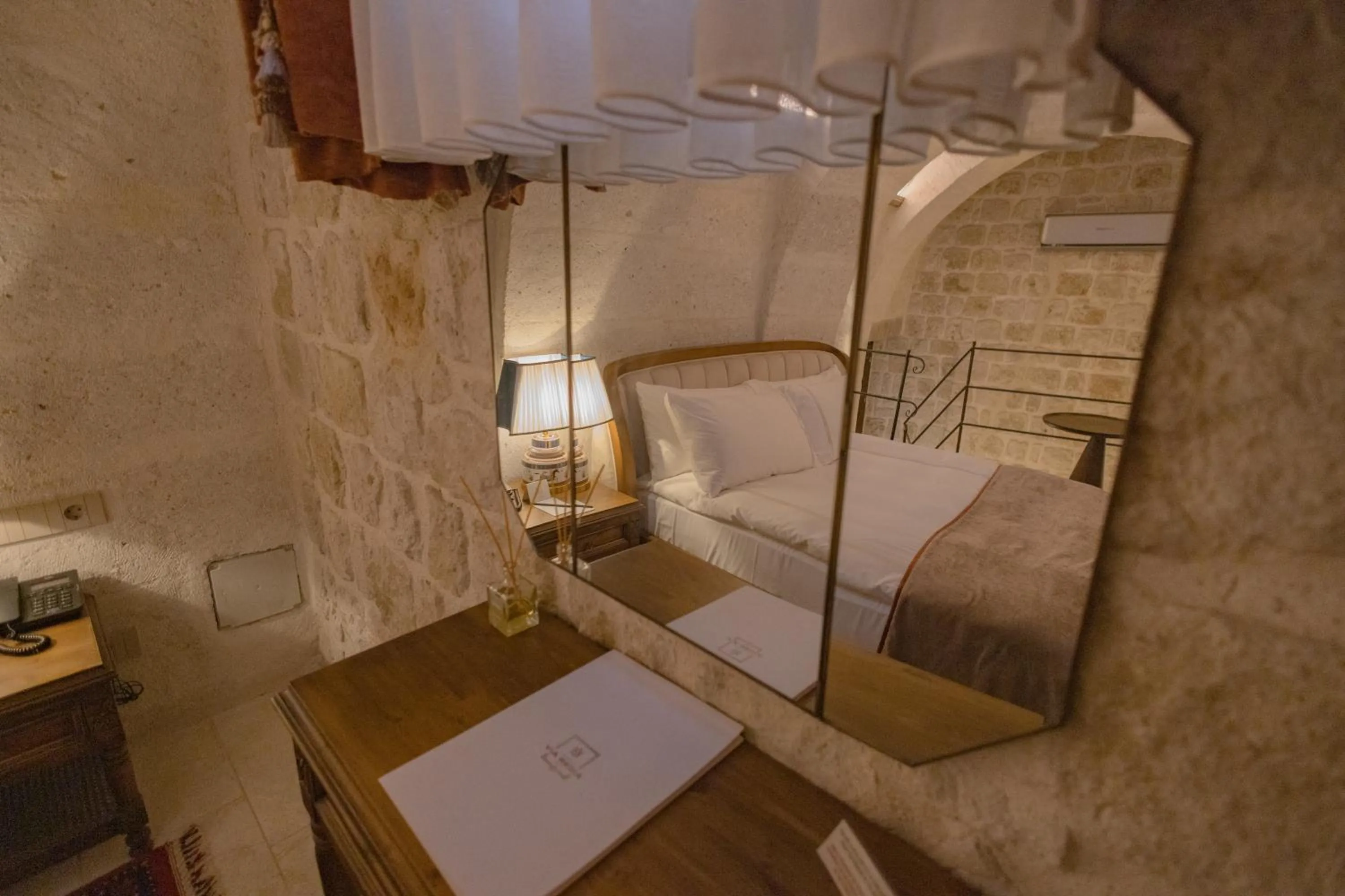 Bed in Via Regia Cappadocia Hotel