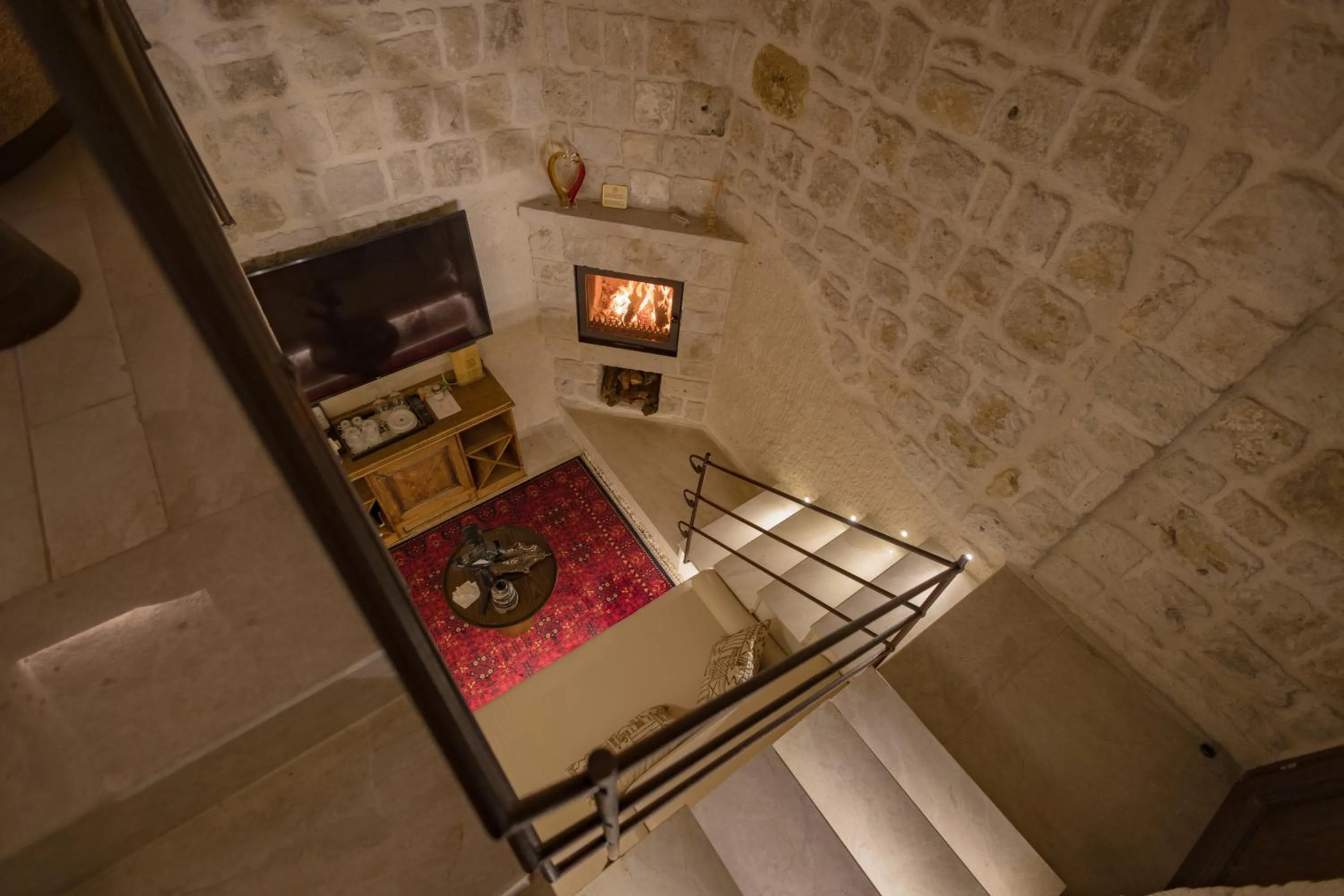 Living room in Via Regia Cappadocia Hotel