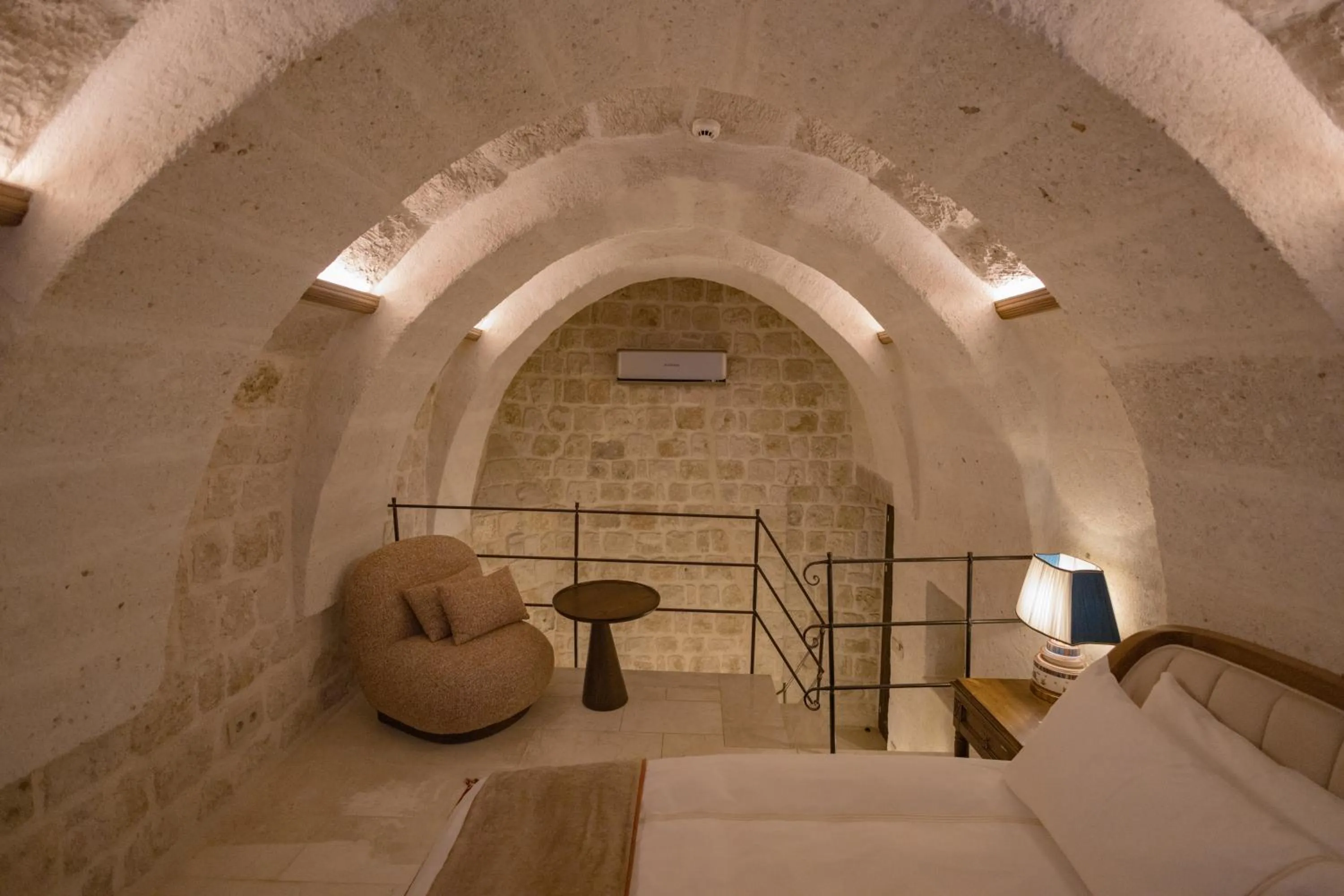 Bed in Via Regia Cappadocia Hotel