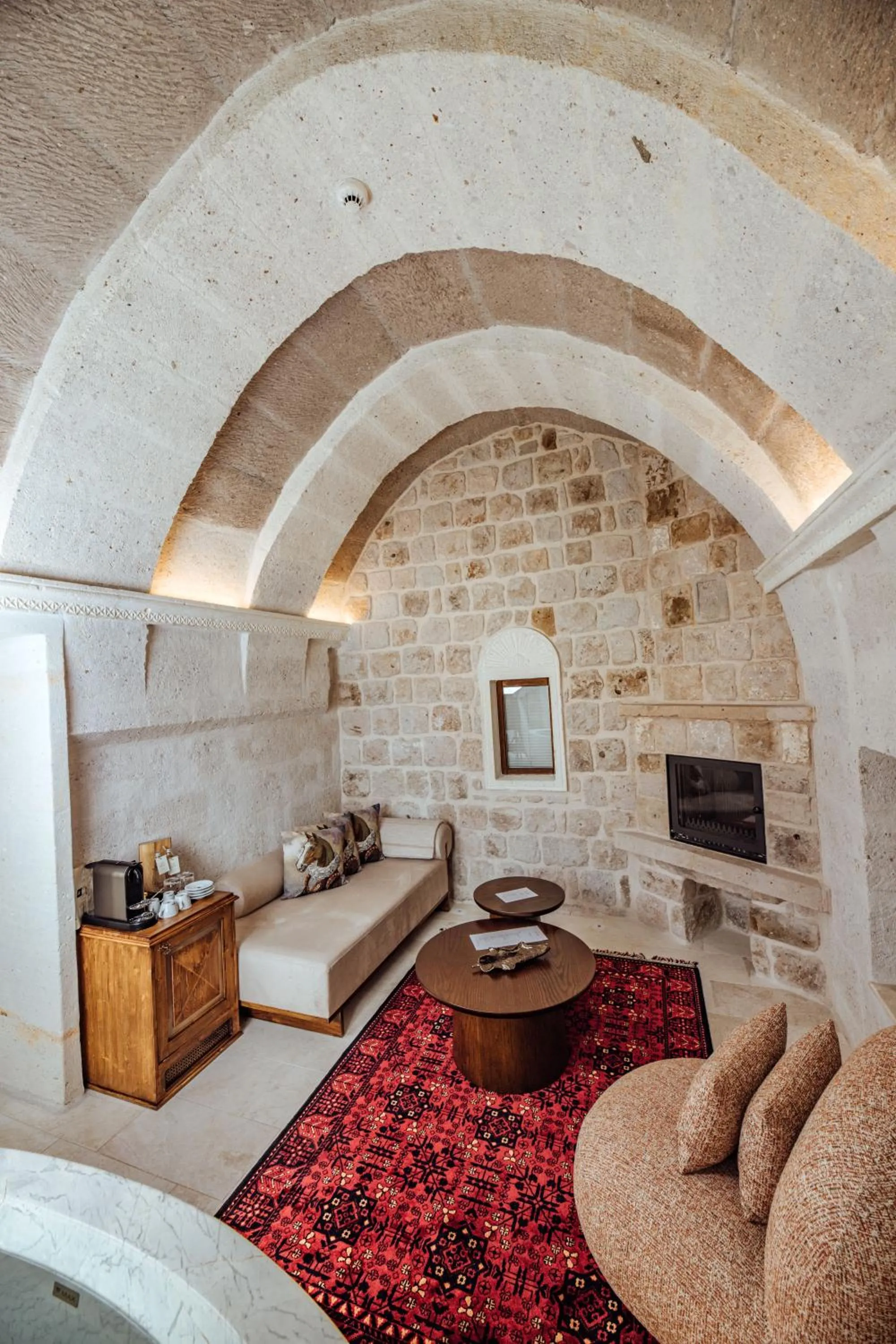 Seating area in Via Regia Cappadocia Hotel