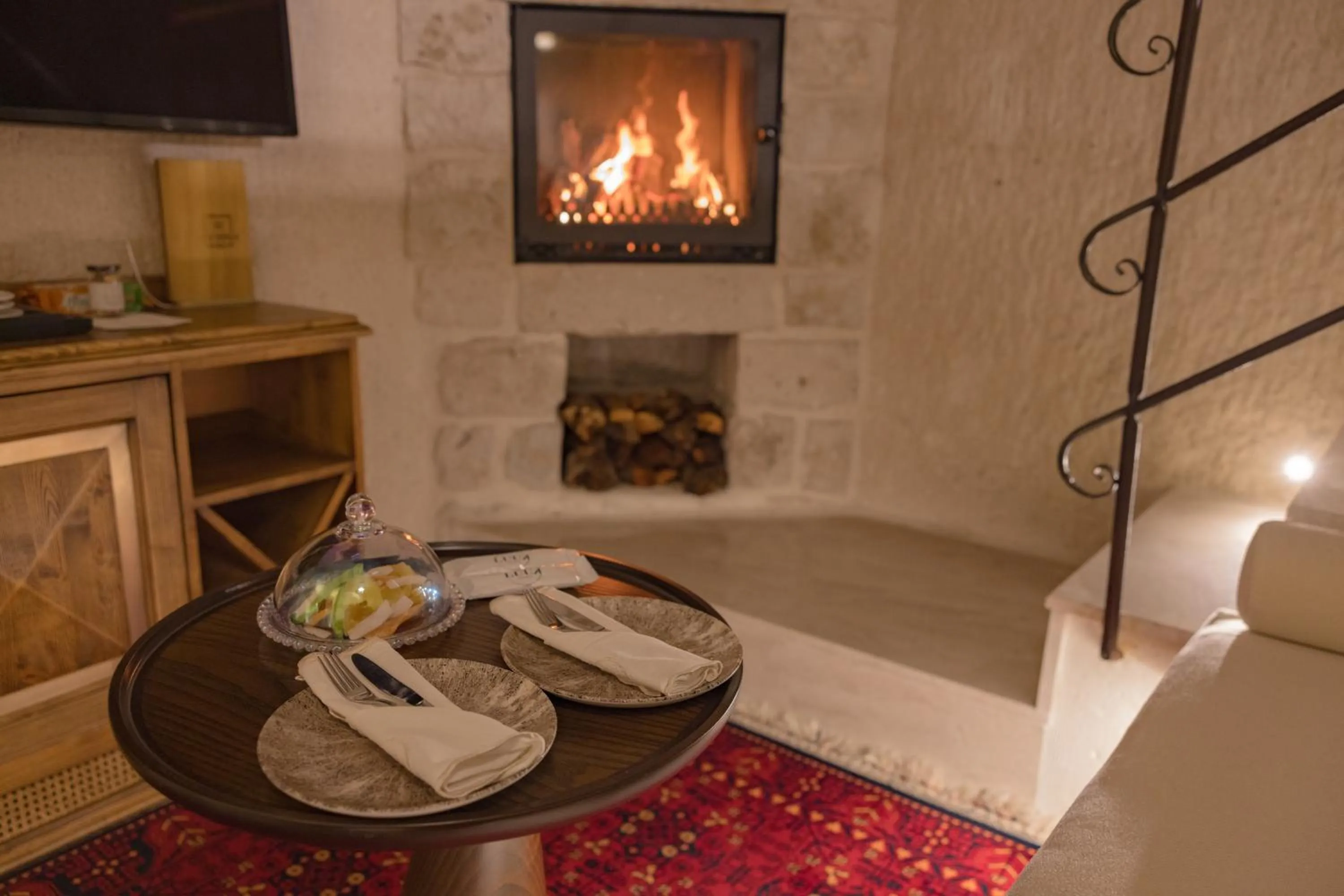 Living room in Via Regia Cappadocia Hotel