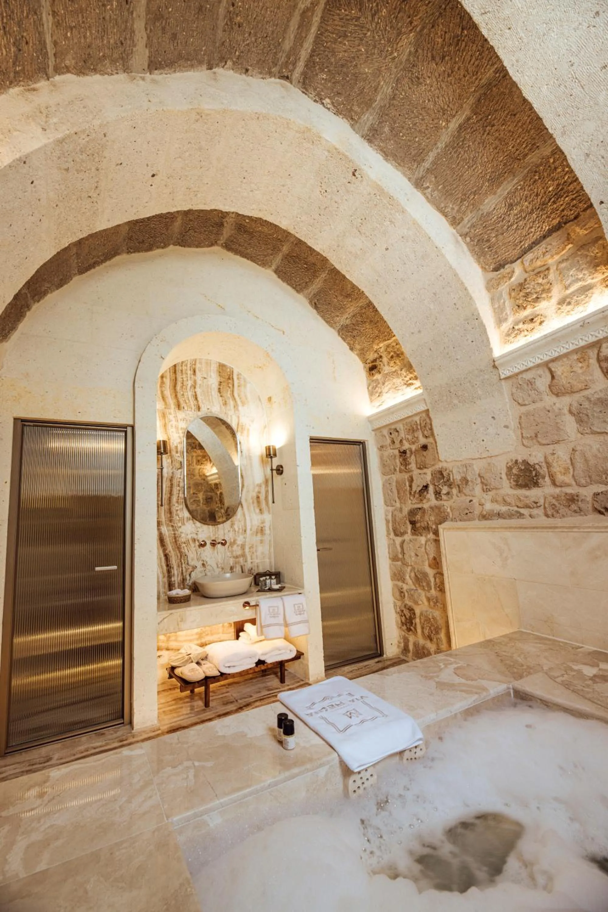 Bathroom in Via Regia Cappadocia Hotel