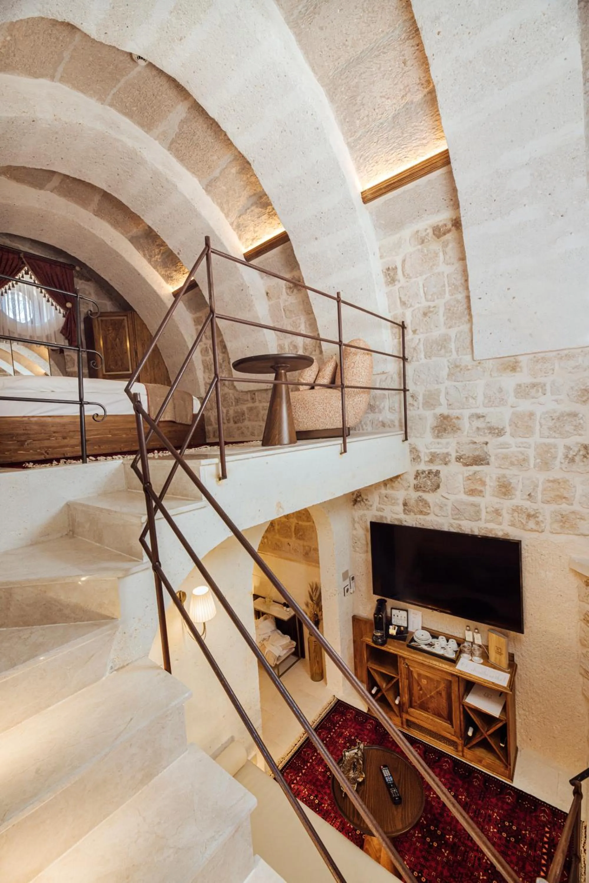 Living room in Via Regia Cappadocia Hotel