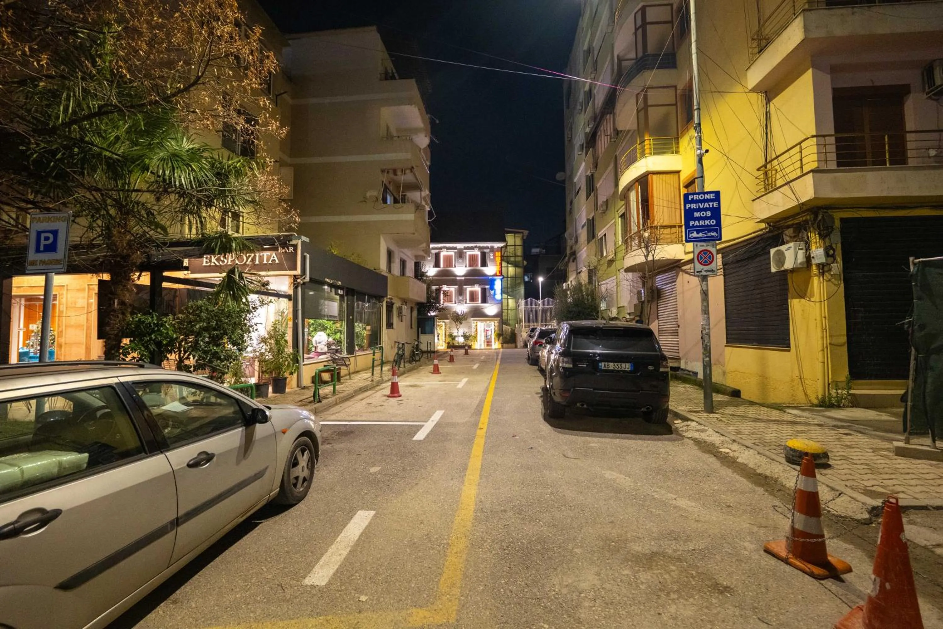 Property building in Hotel Aria