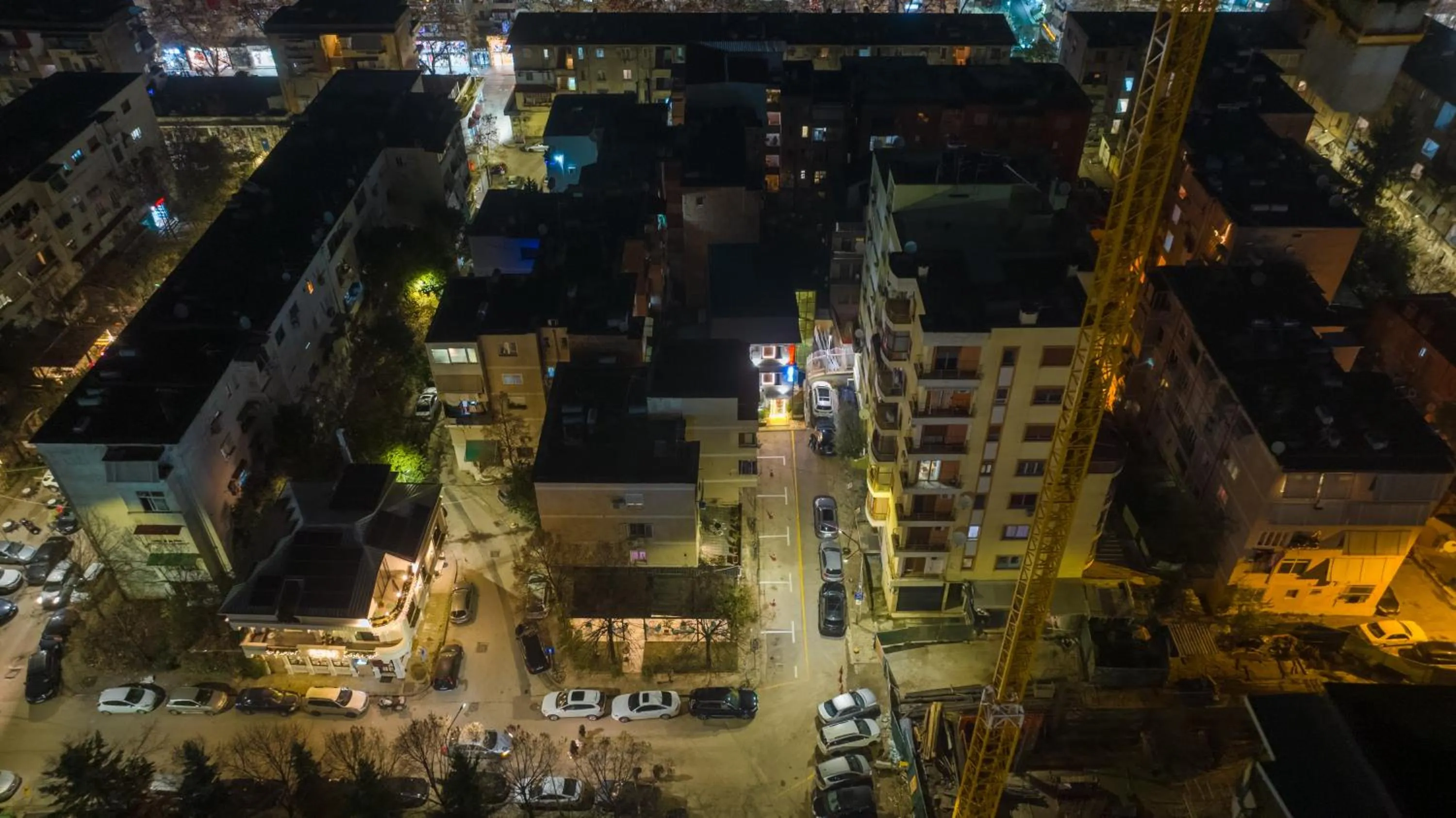 Property building in Hotel Aria