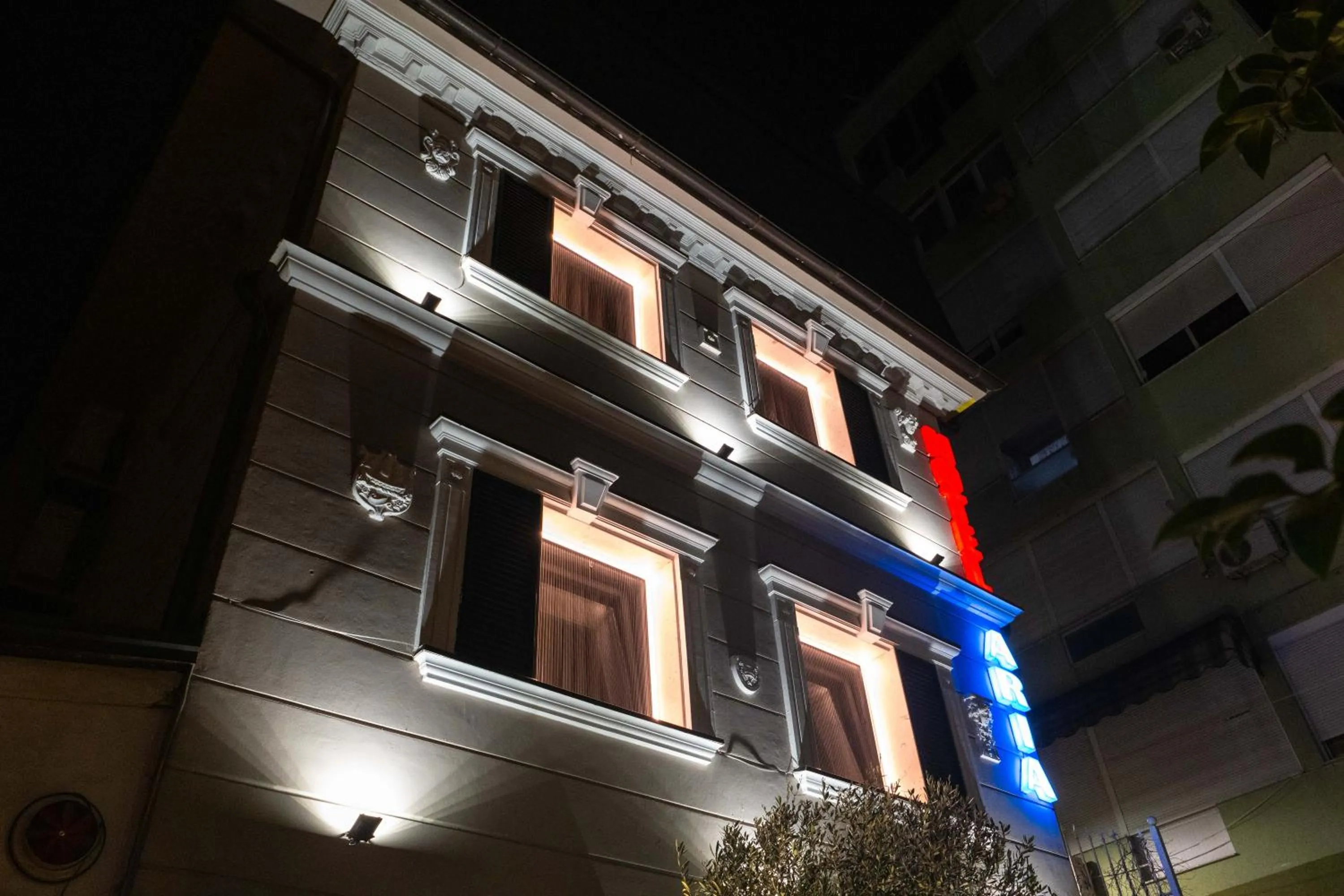 Property building in Hotel Aria