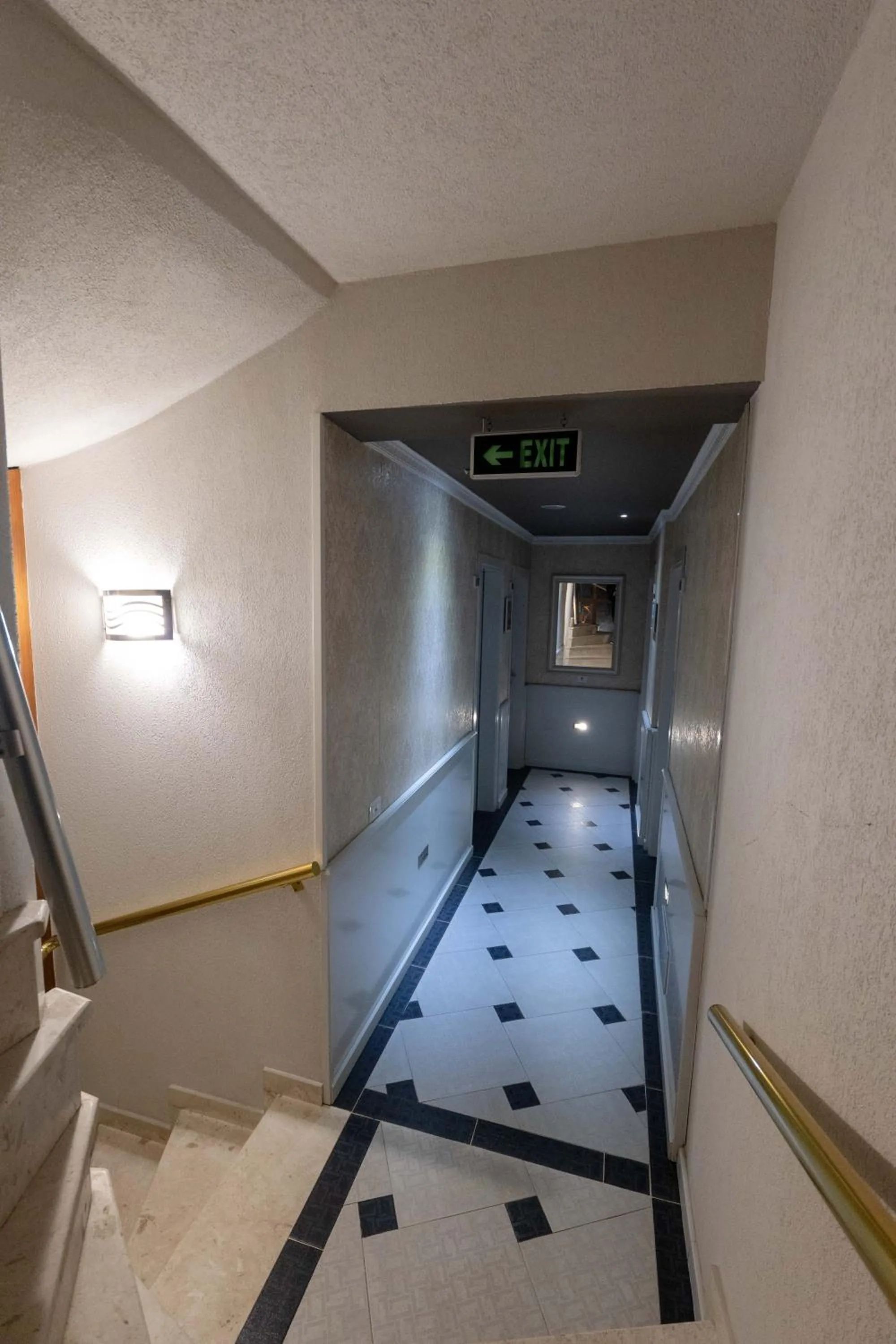 Decorative detail in Hotel Aria