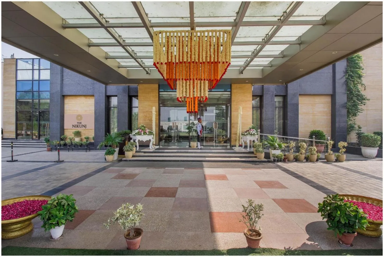 Facade/entrance in The Nikunj Hotels
