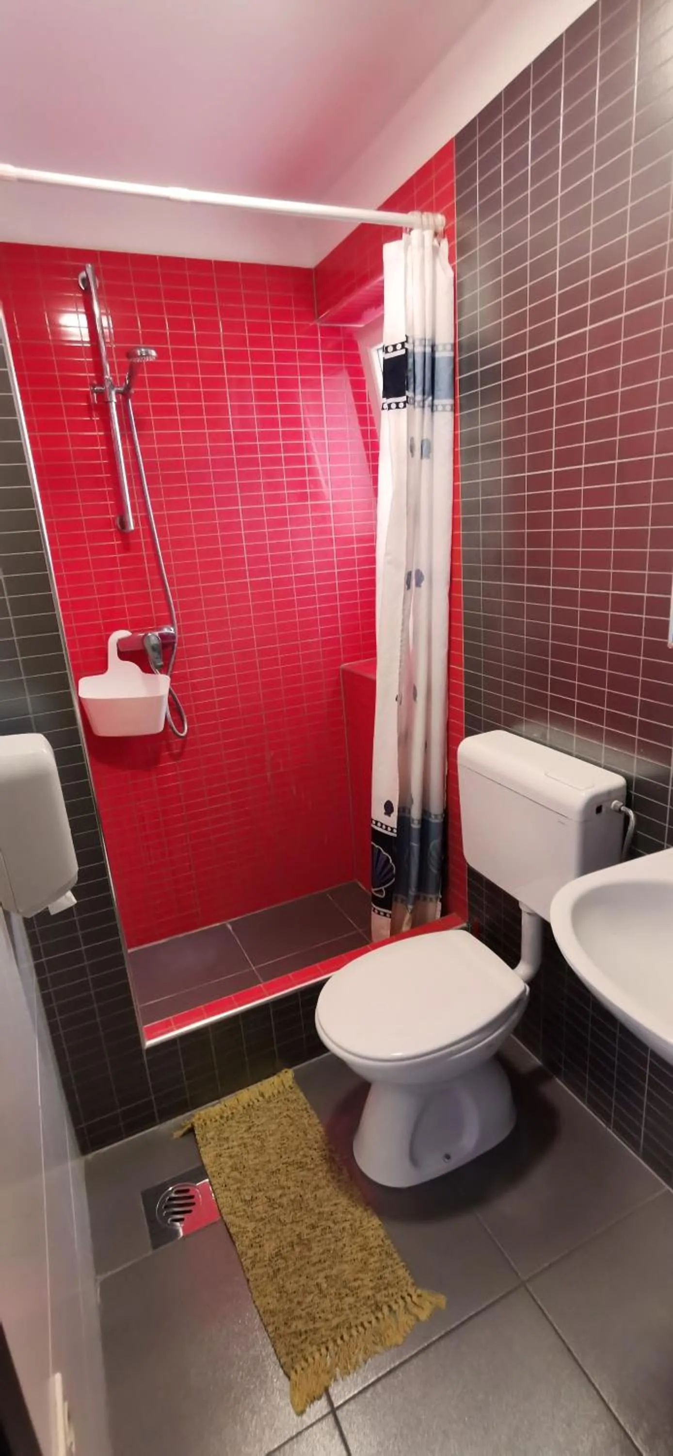 Shower in Croparadise Hostel