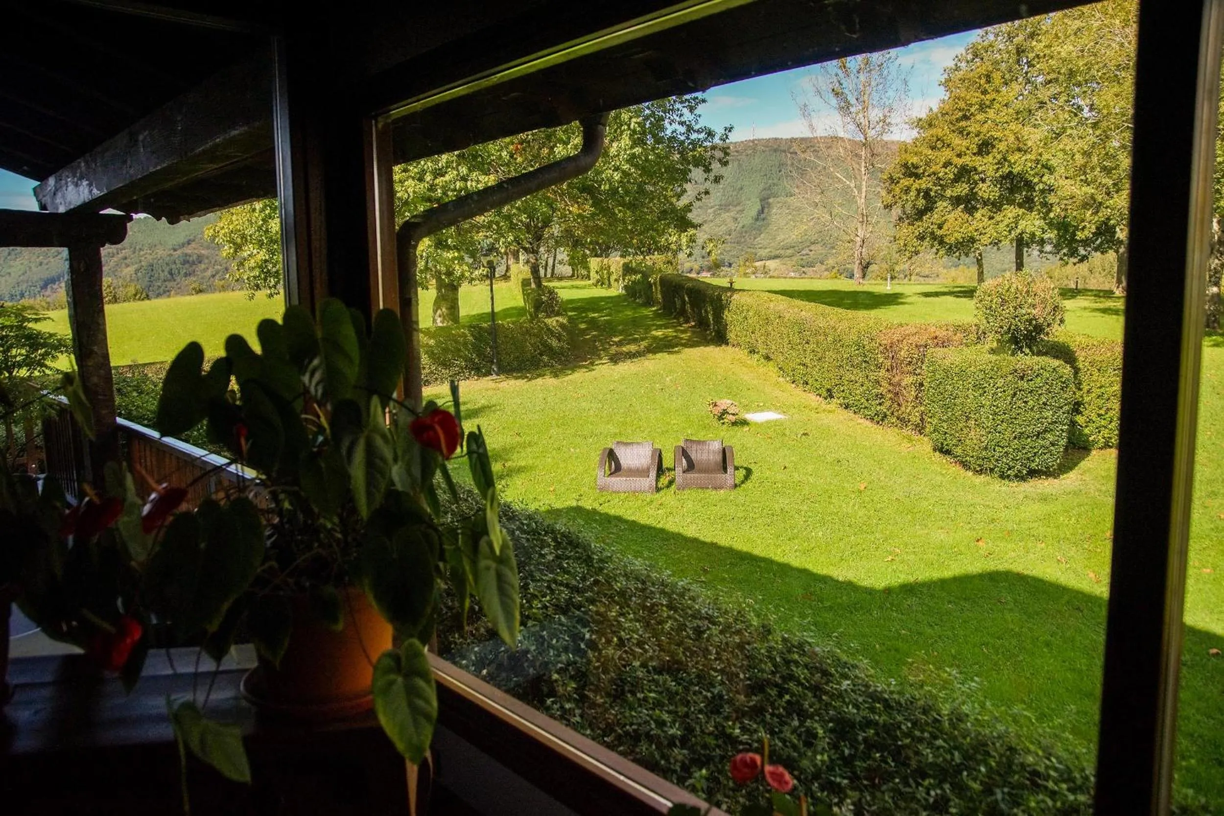 Garden view in Usategieta