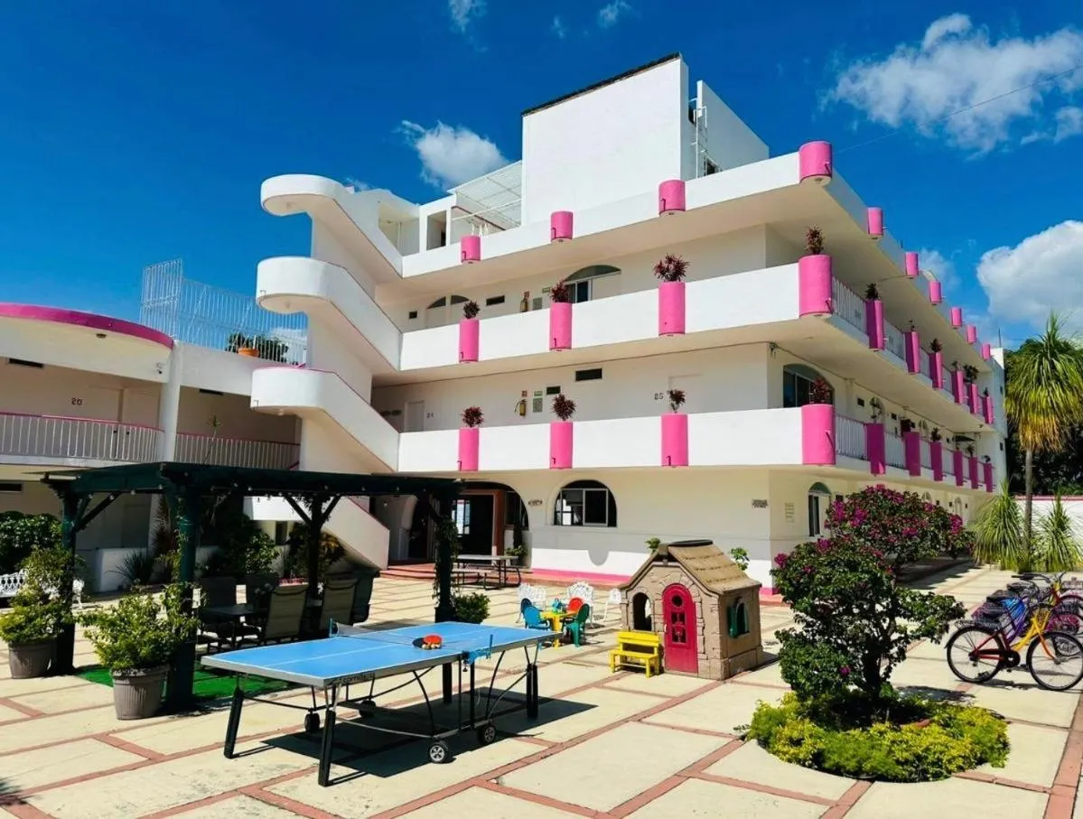 Property building in Hotel Hacienda del Rio Oaxtepec