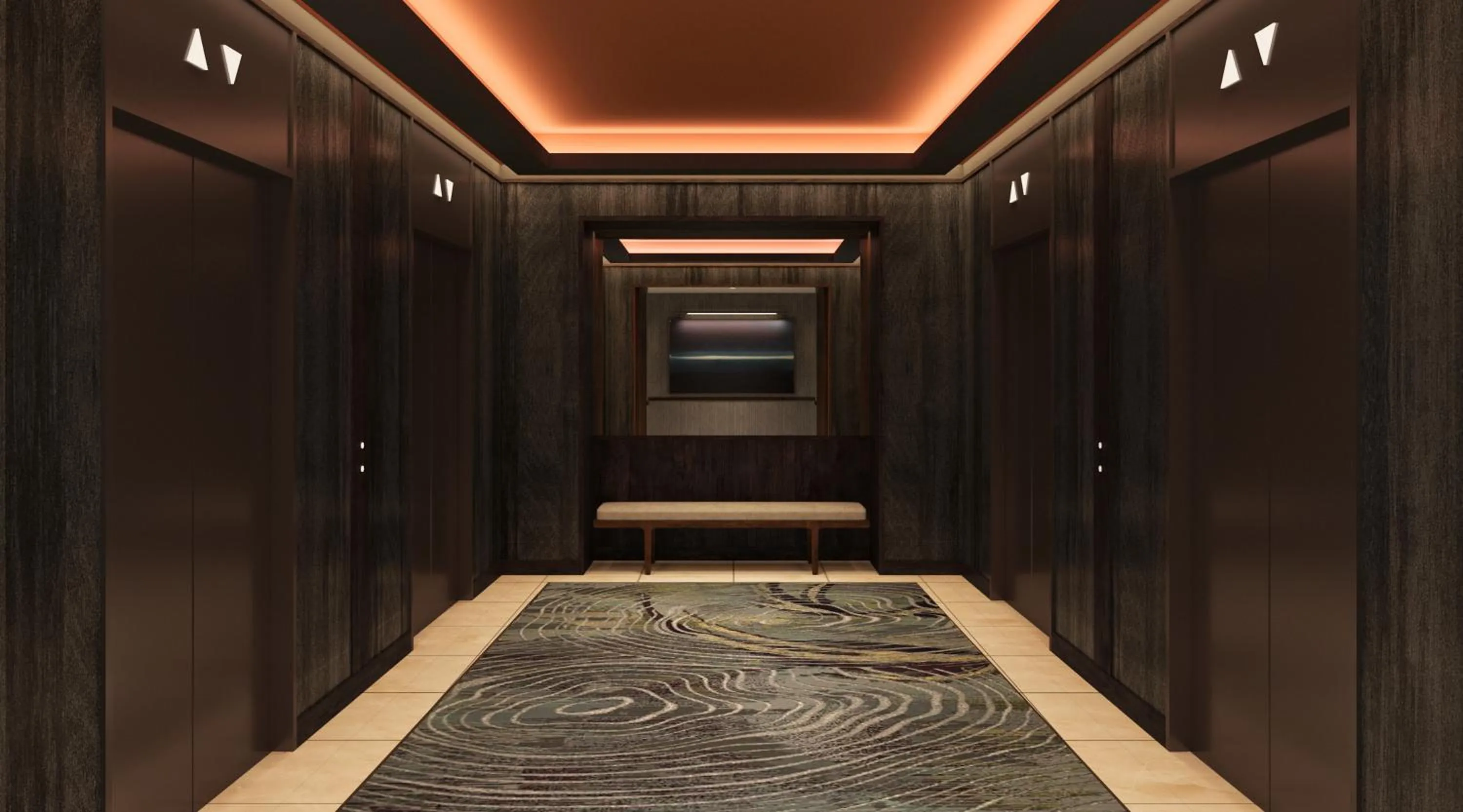 elevator in Nobu New Orleans, A Caesars Destination