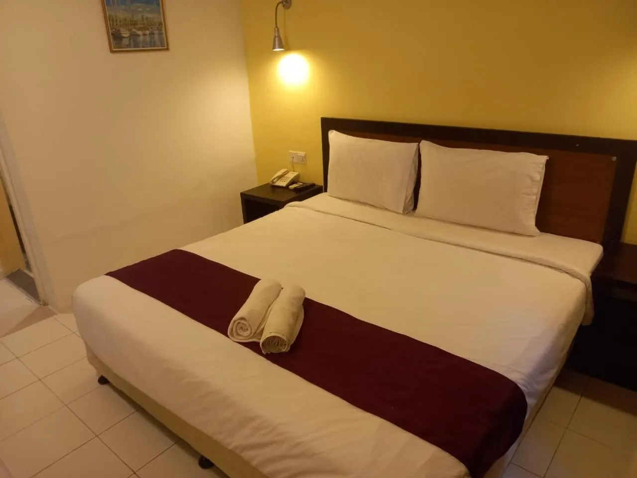 Bed in Syajie Koptown Hotel