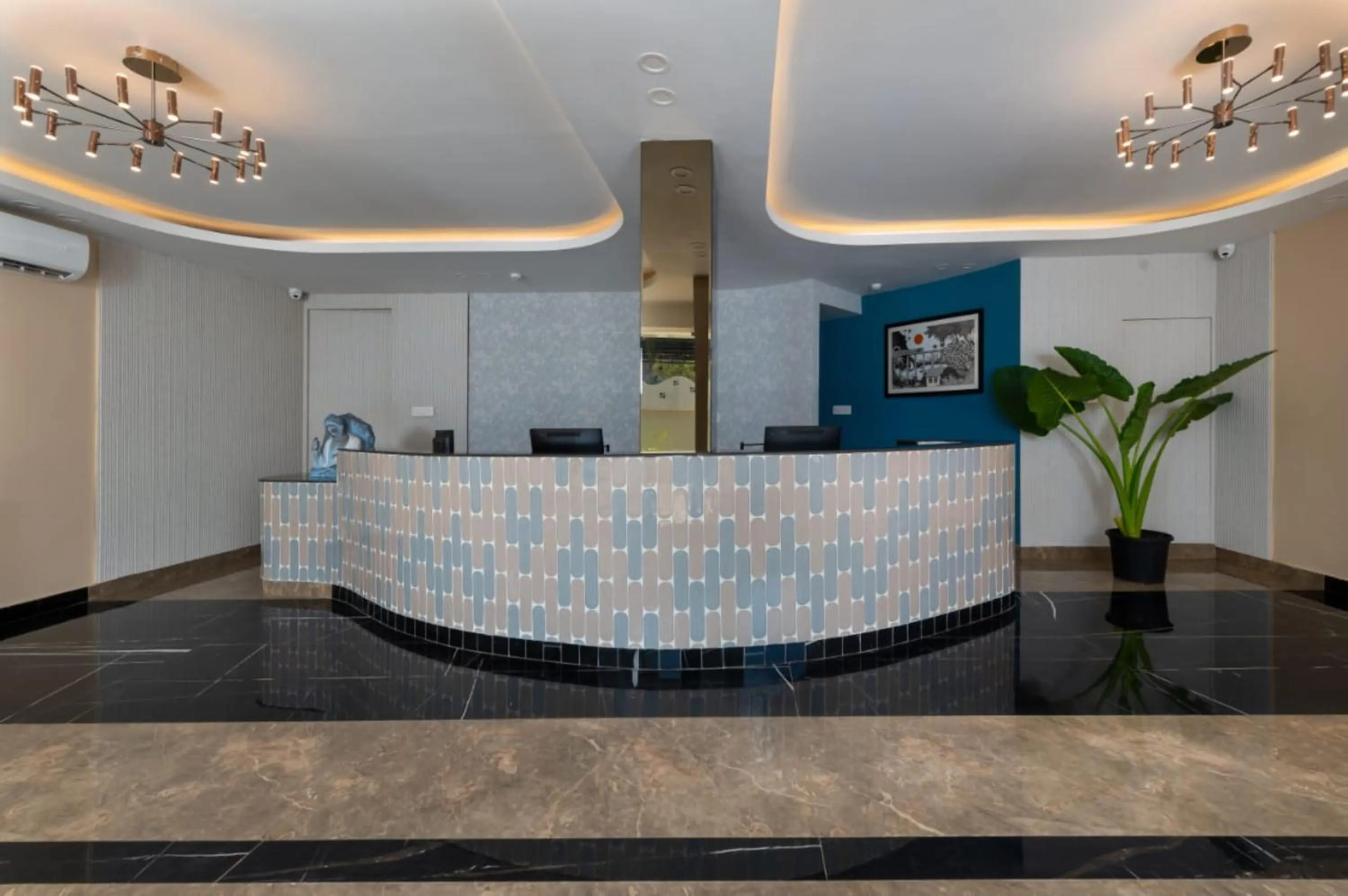 Lobby or reception in Grand Continent Morjim