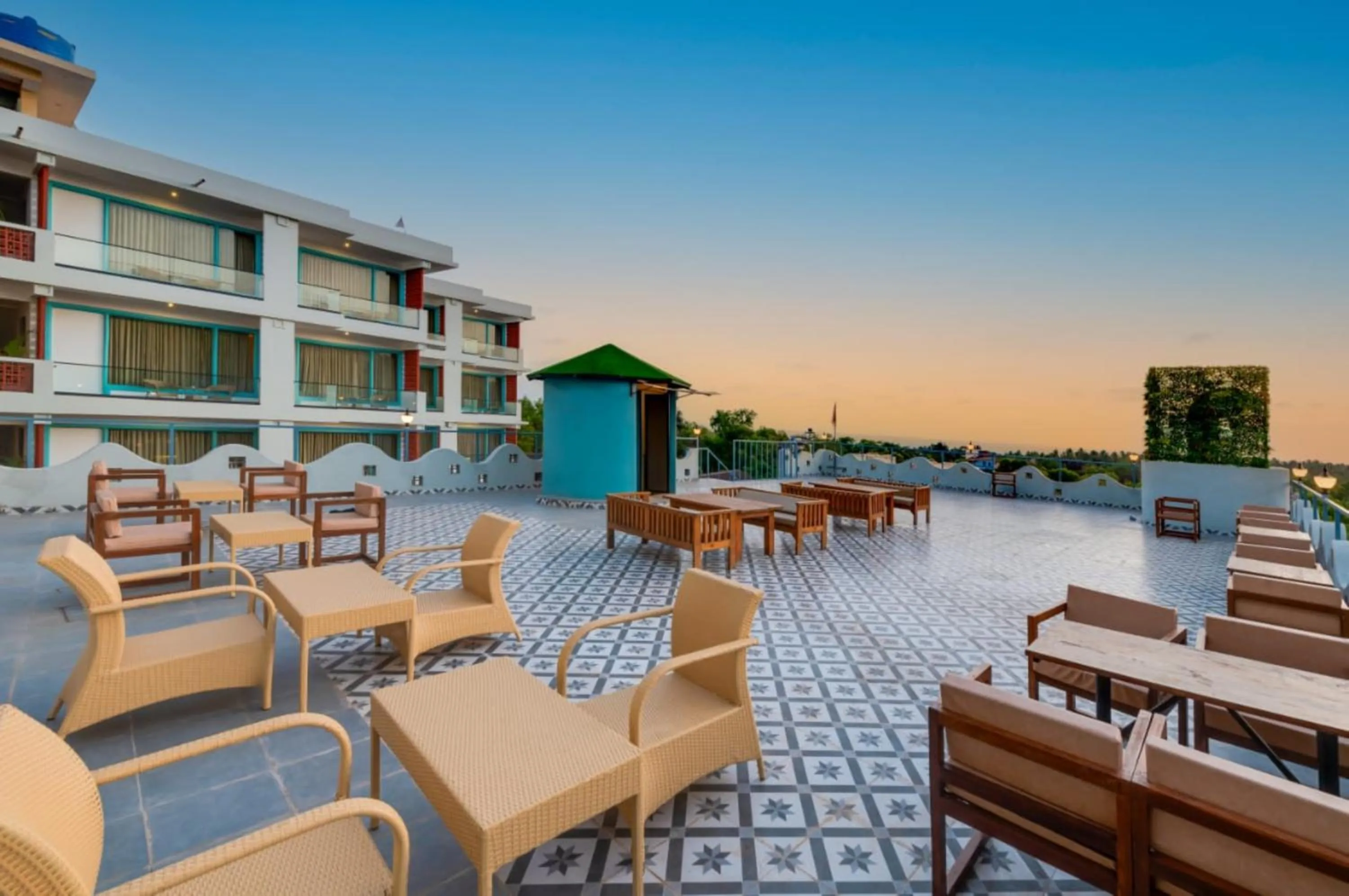 Seating area in Grand Continent Morjim