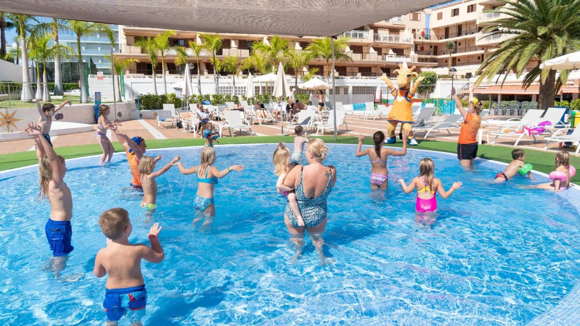 Swimming pool in Coral Compostela Beach