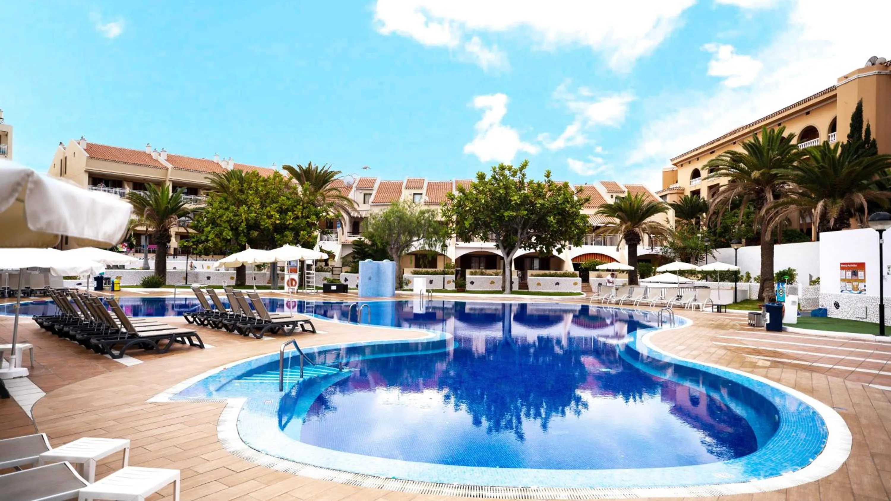 Swimming pool in Coral Compostela Beach