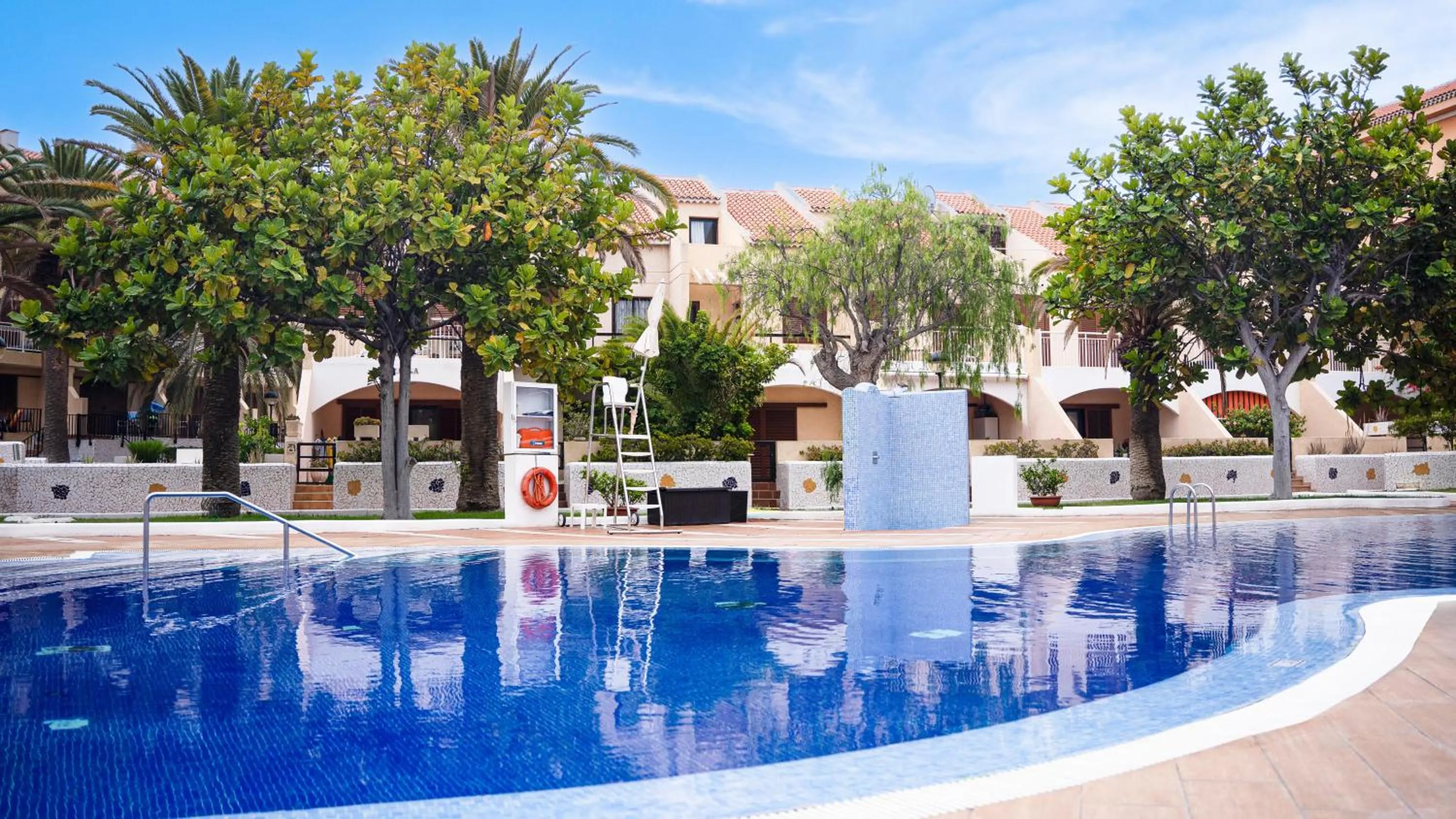 Swimming pool in Coral Compostela Beach