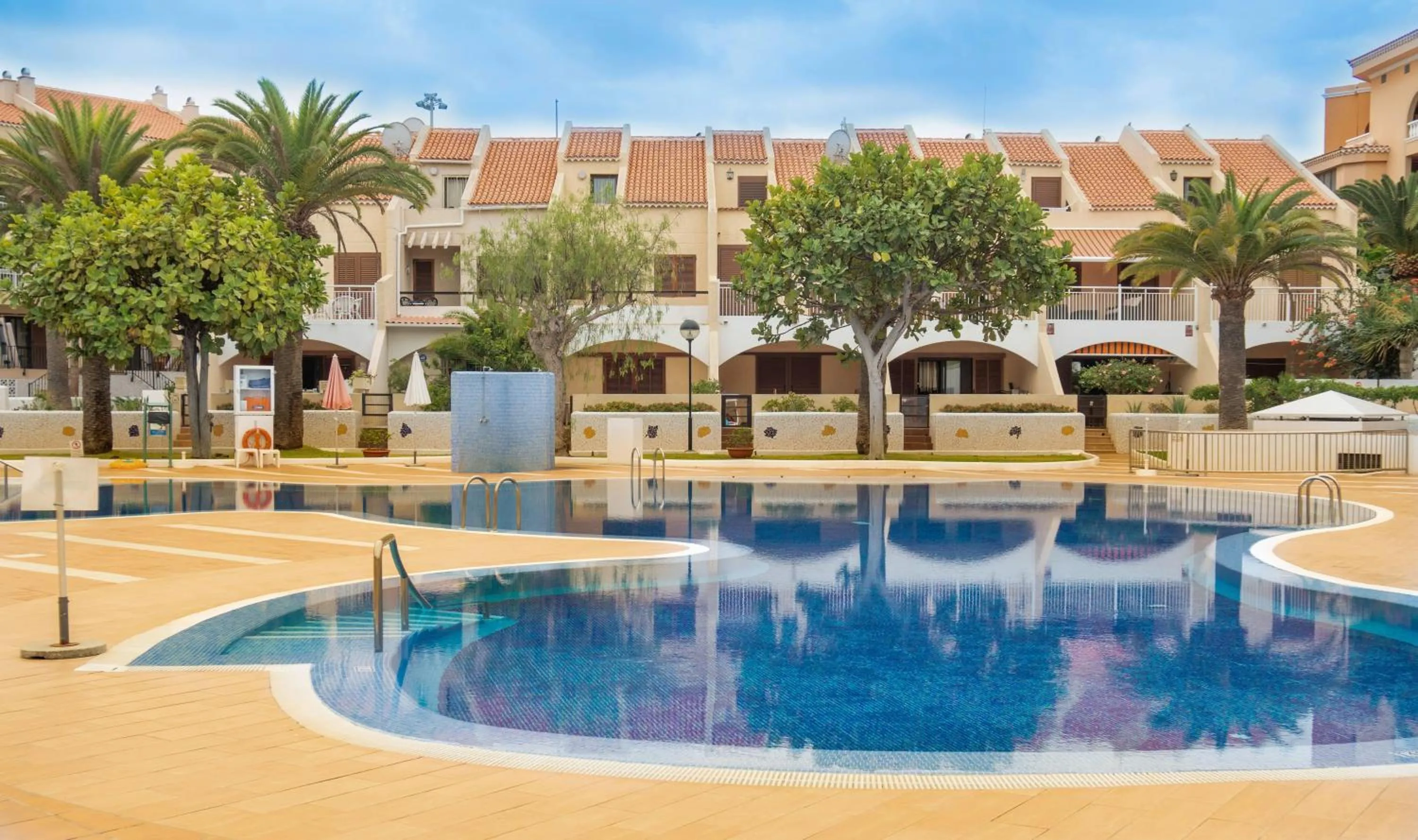 Swimming pool in Coral Compostela Beach