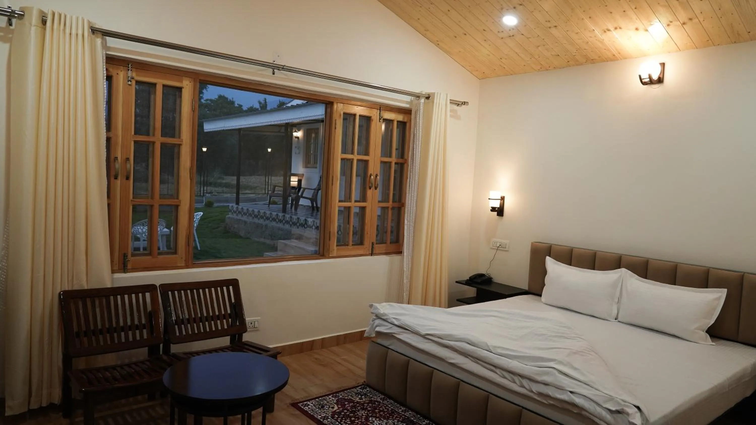 Bed in Saanjh Cottages