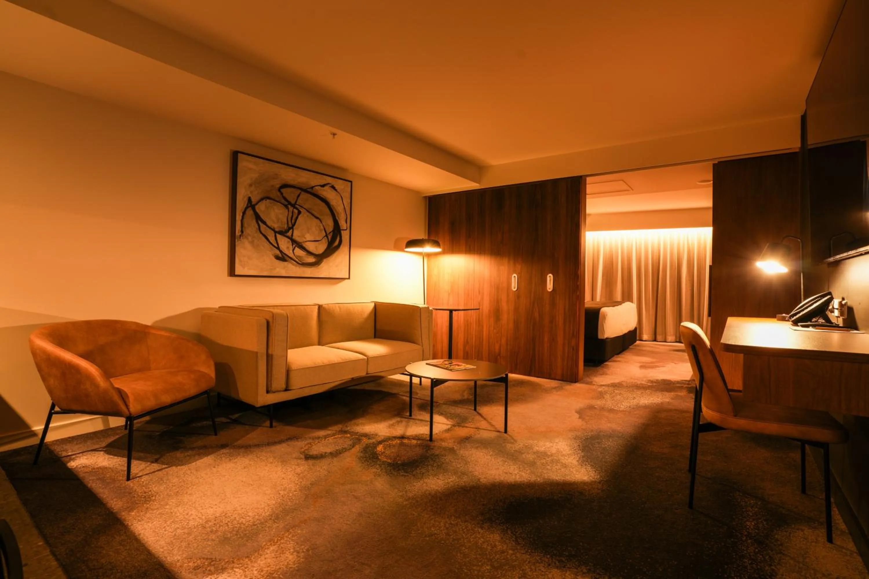 Living room in Peppers Gladstone