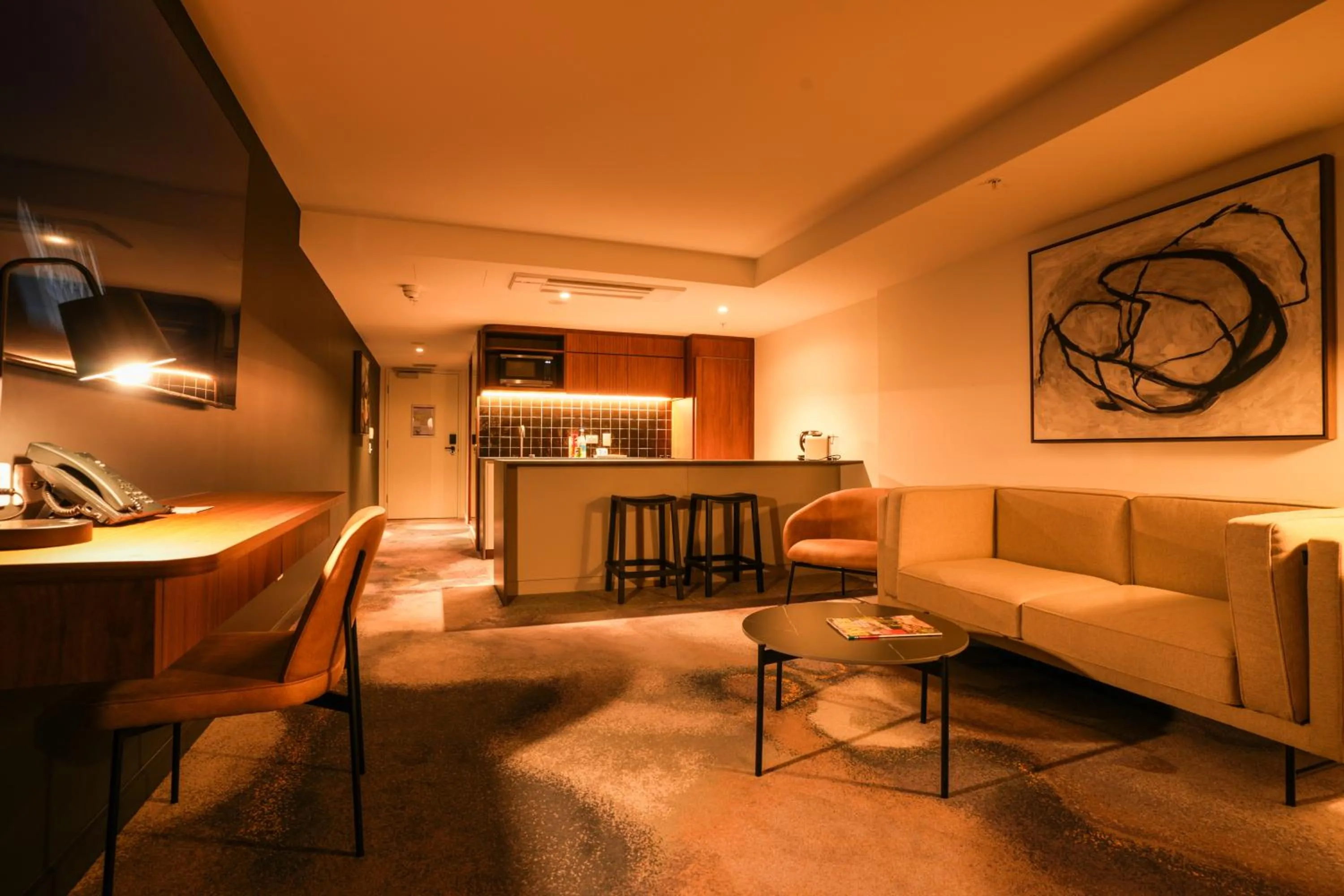 Living room in Peppers Gladstone