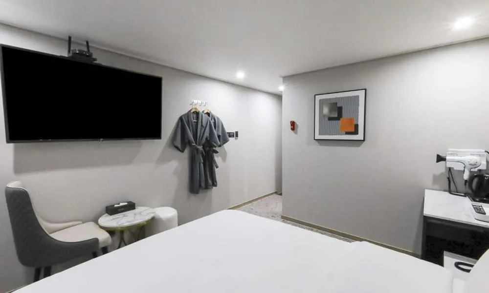 Bed in JECHEON No 25 HOTEL