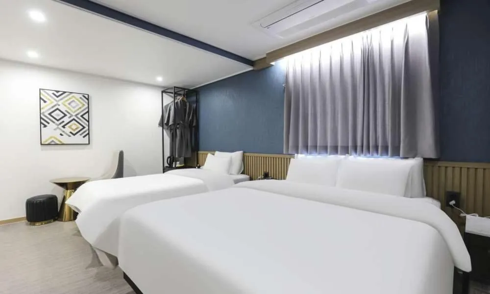 Bed in JECHEON No 25 HOTEL