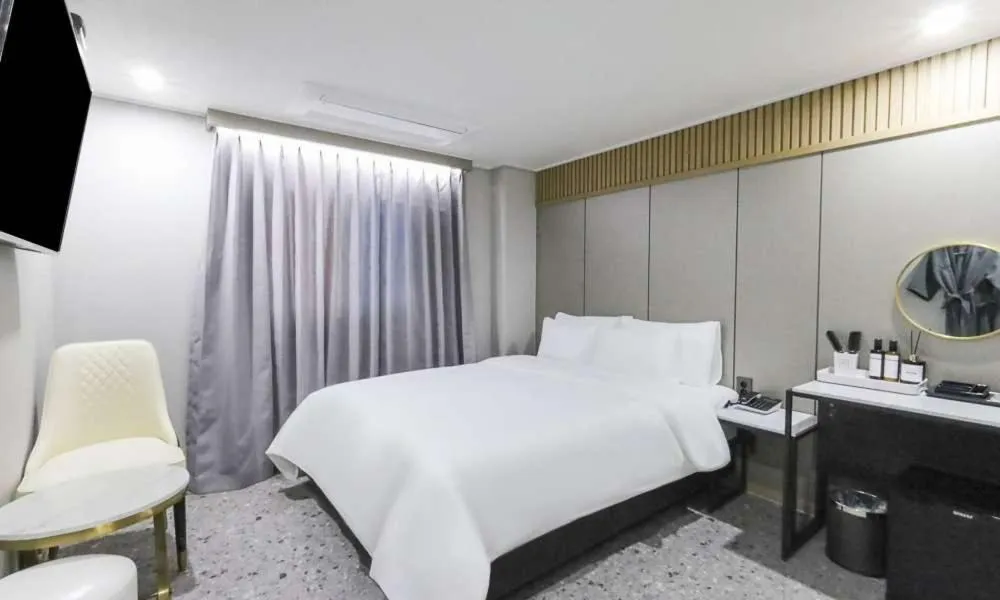 Bed in JECHEON No 25 HOTEL