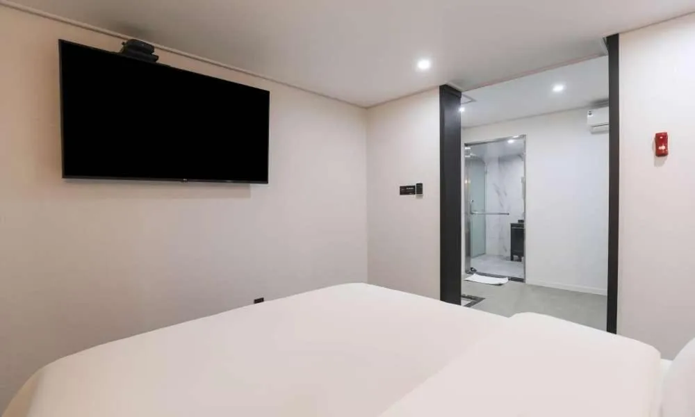 Bed in JECHEON No 25 HOTEL