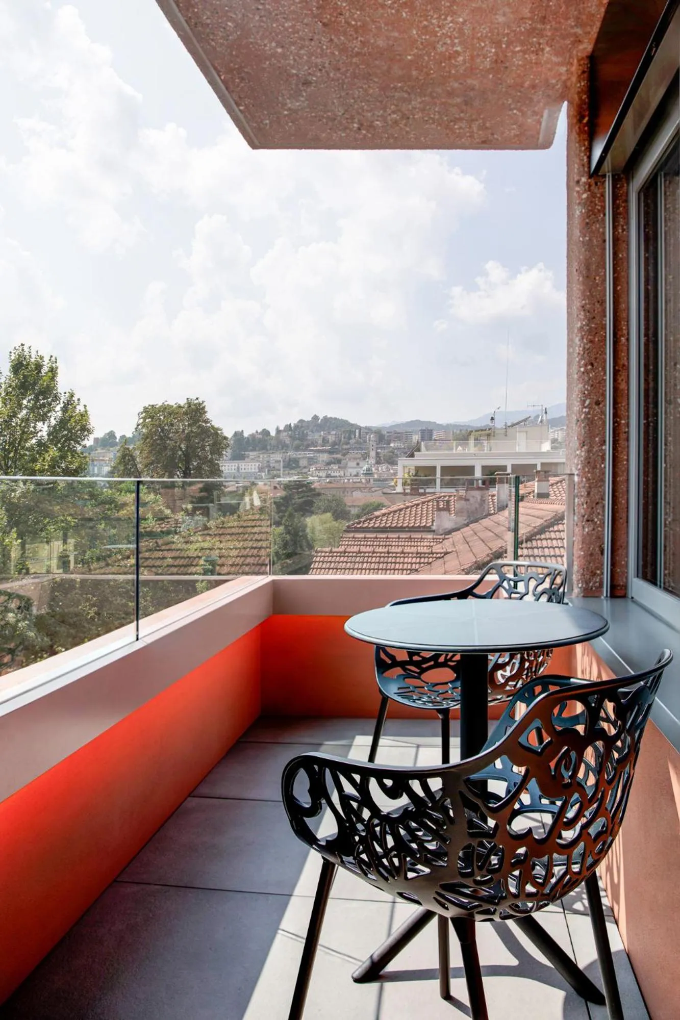 Balcony/Terrace in VISIONAPARTMENTS Lugano - contactless check-in