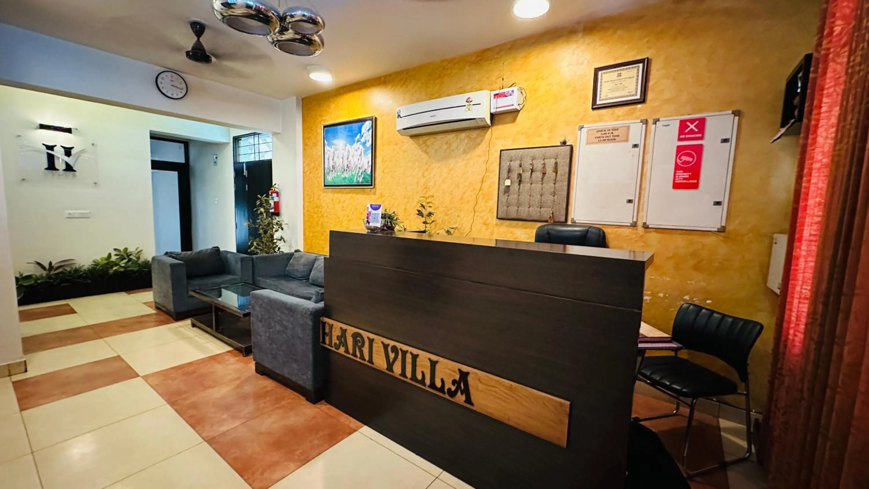 Property logo or sign in Hotel Hari Villa