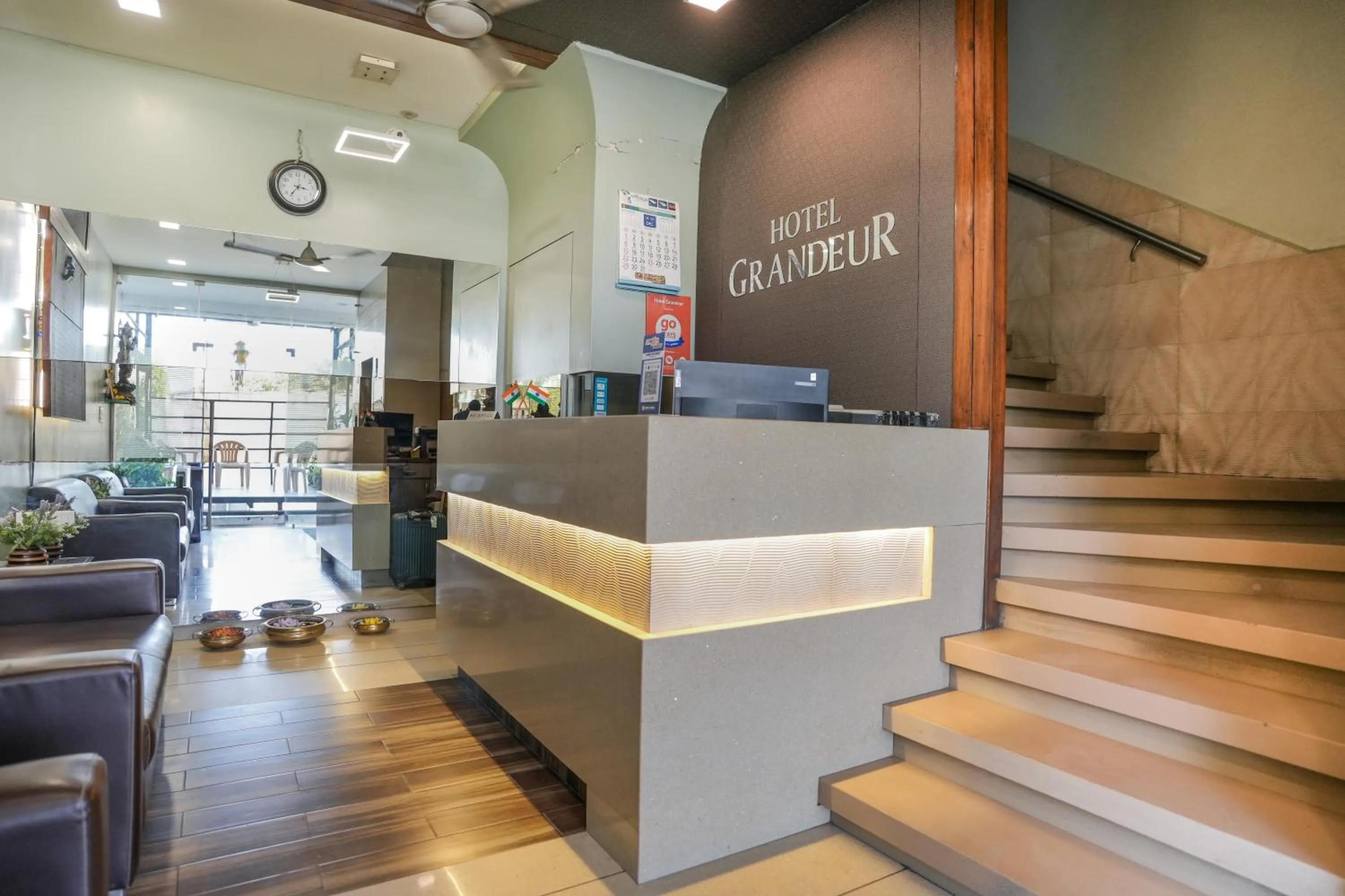 Lobby or reception in HOTEL GRANDEUR