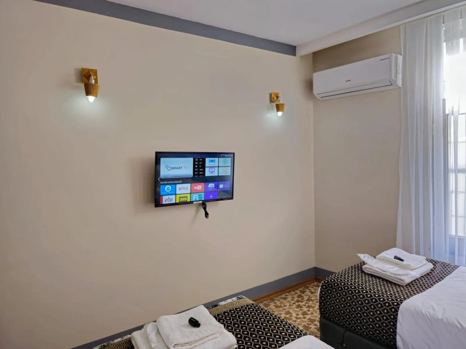 Bed in Uyu Room Adana Hotel