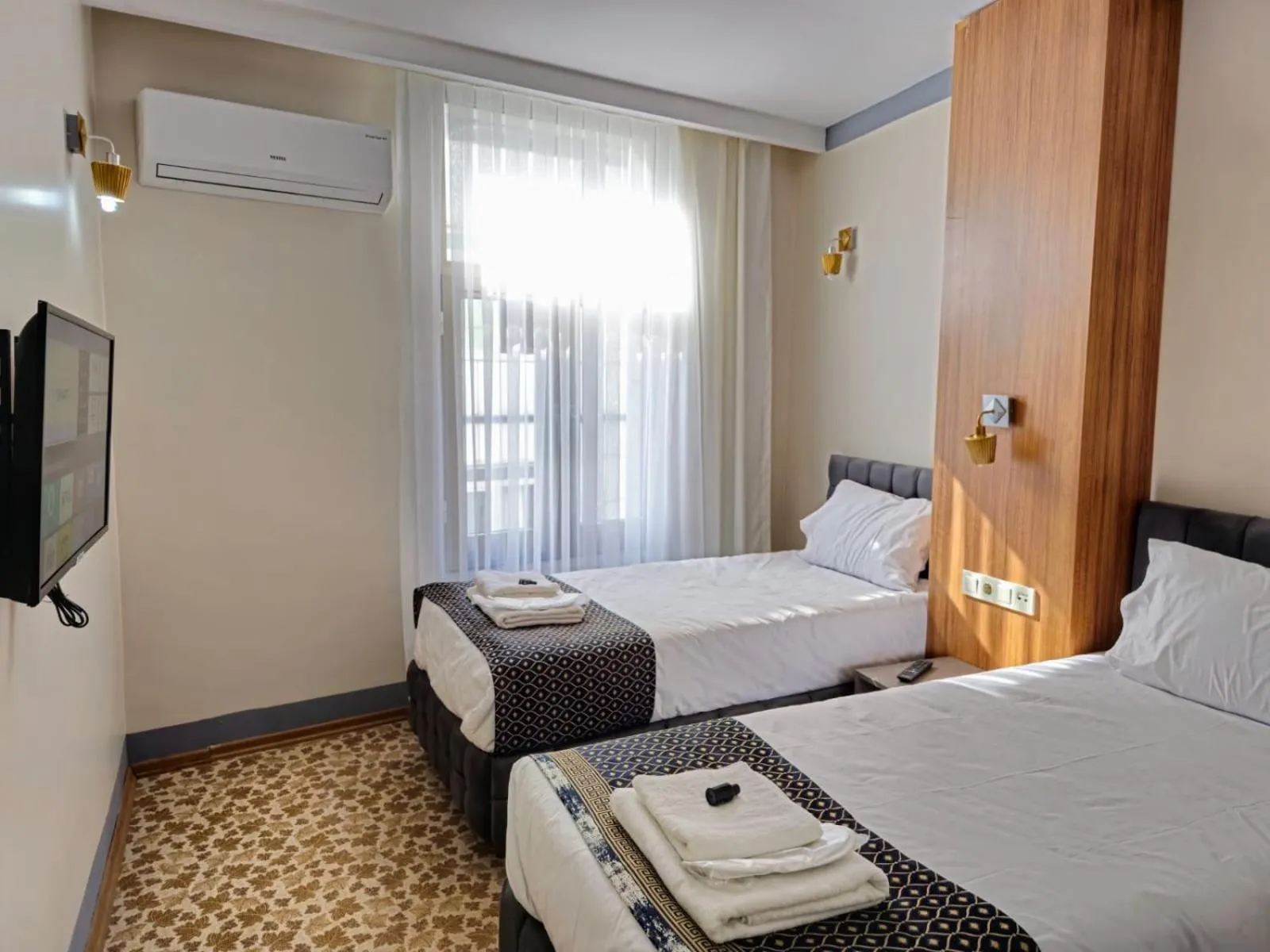 Bed in Uyu Room Adana Hotel