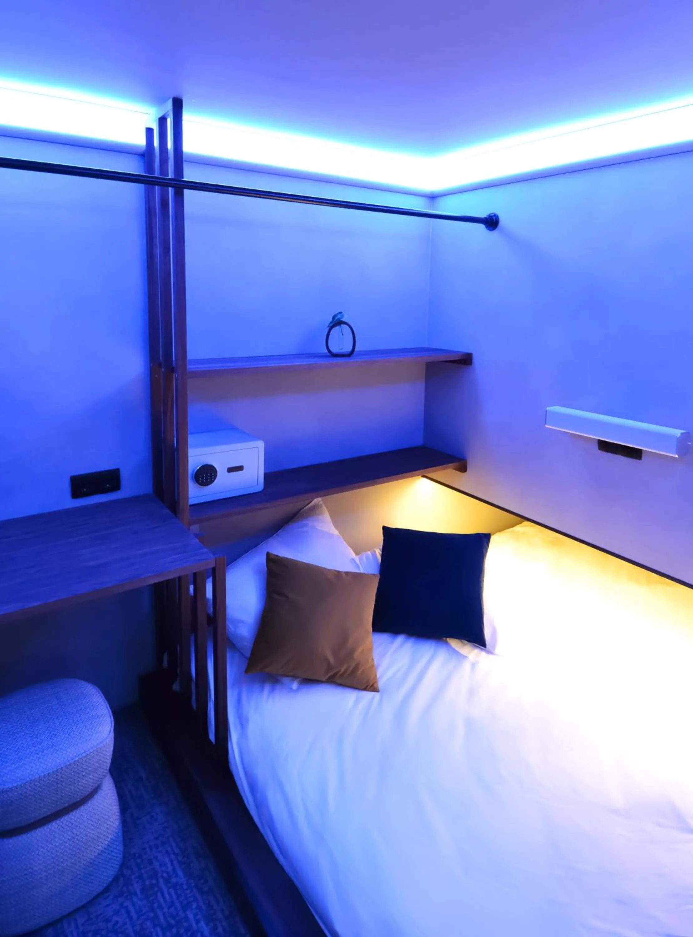 Bed in The Hyve Capsule hostel Amsterdam