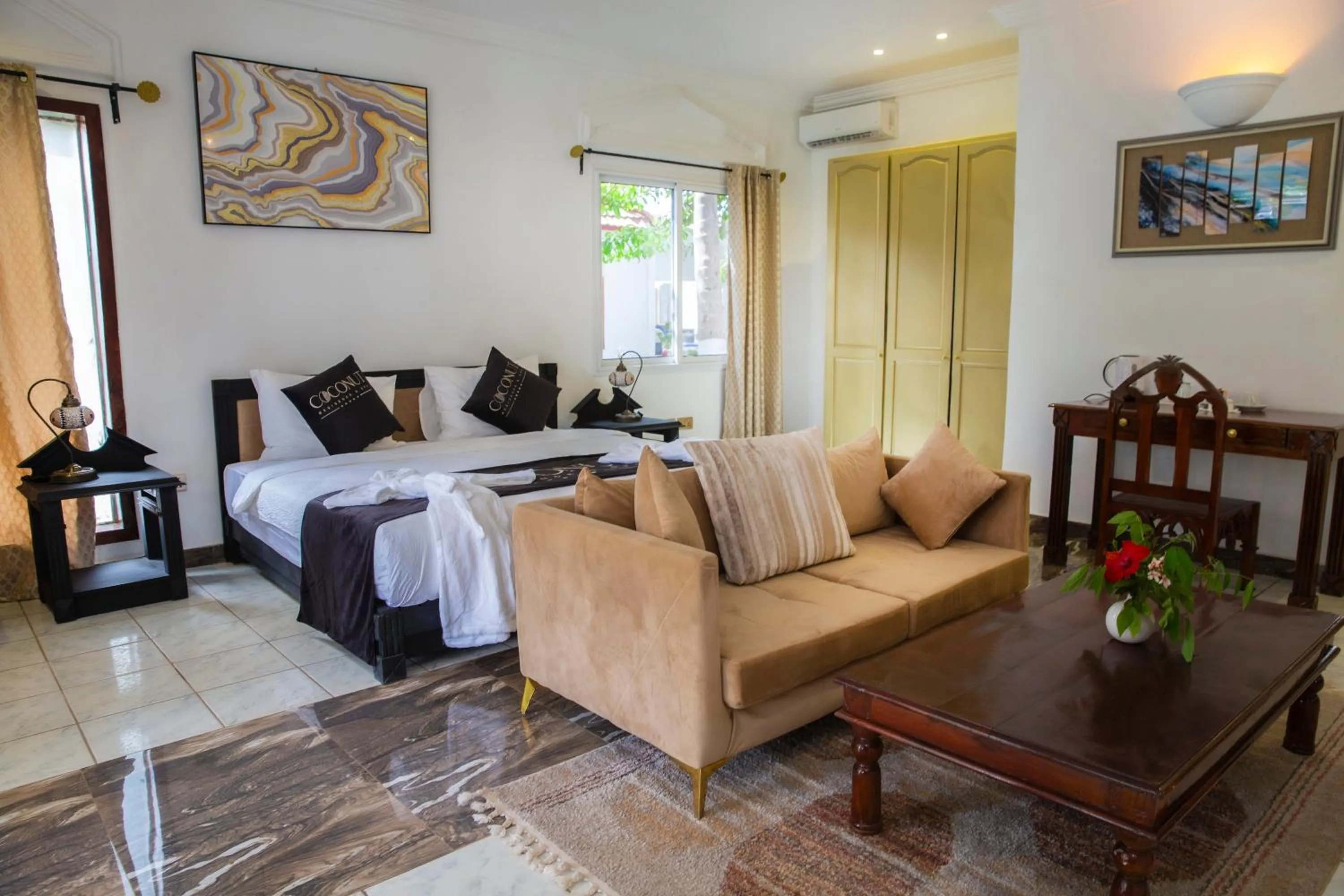 Bed in Coconut Residence & Spa