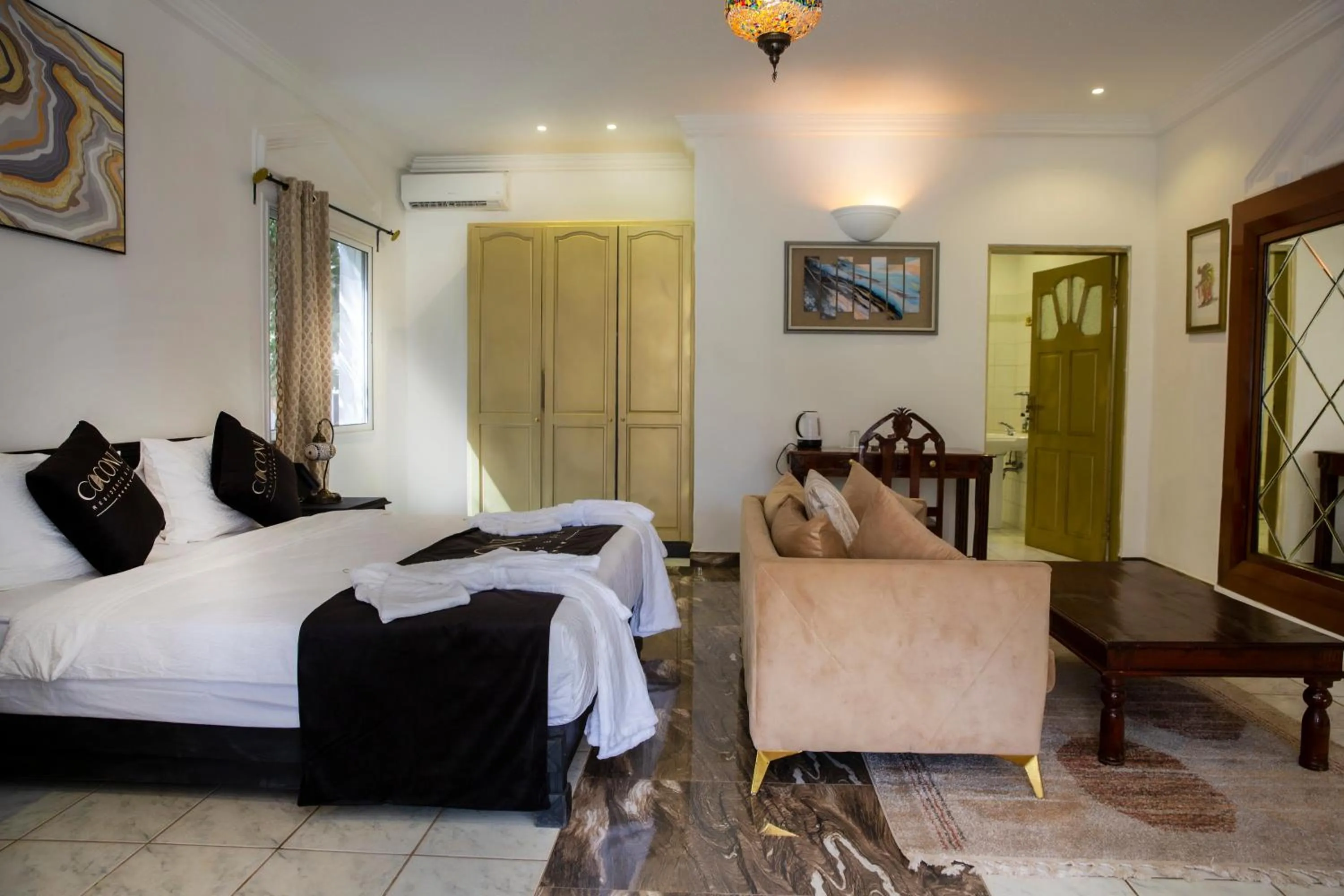 Bed in Coconut Residence & Spa