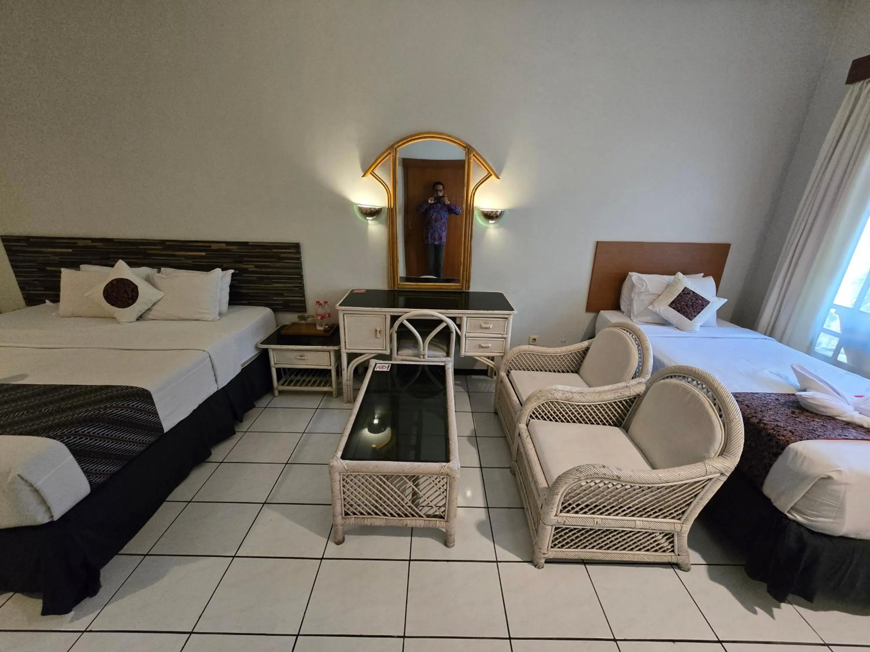 Bed in Kusma Hotel Bandungan Semarang