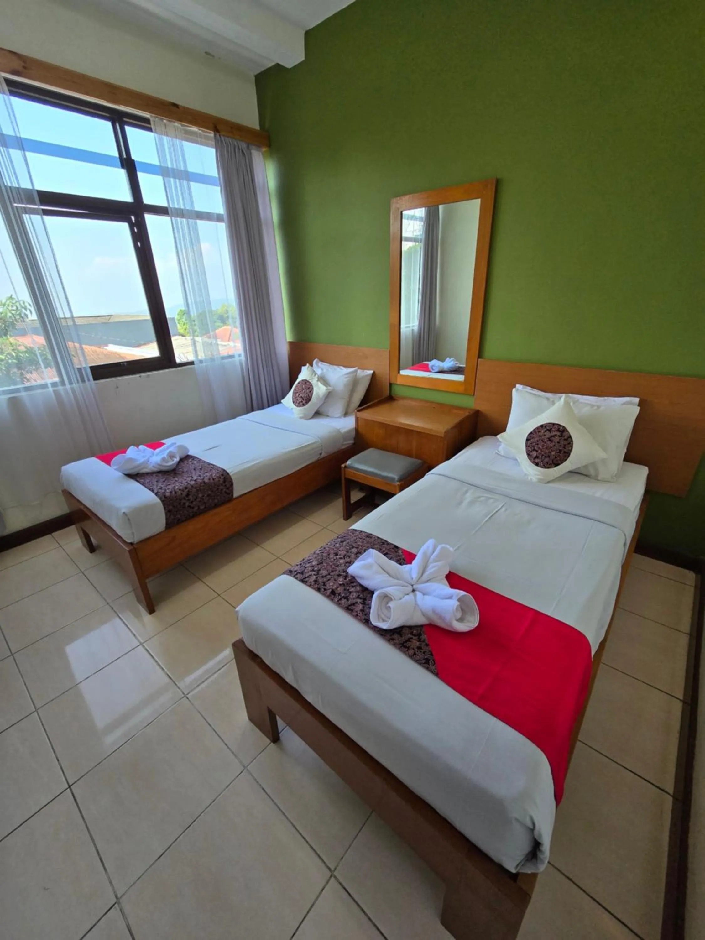 Bed in Kusma Hotel Bandungan Semarang