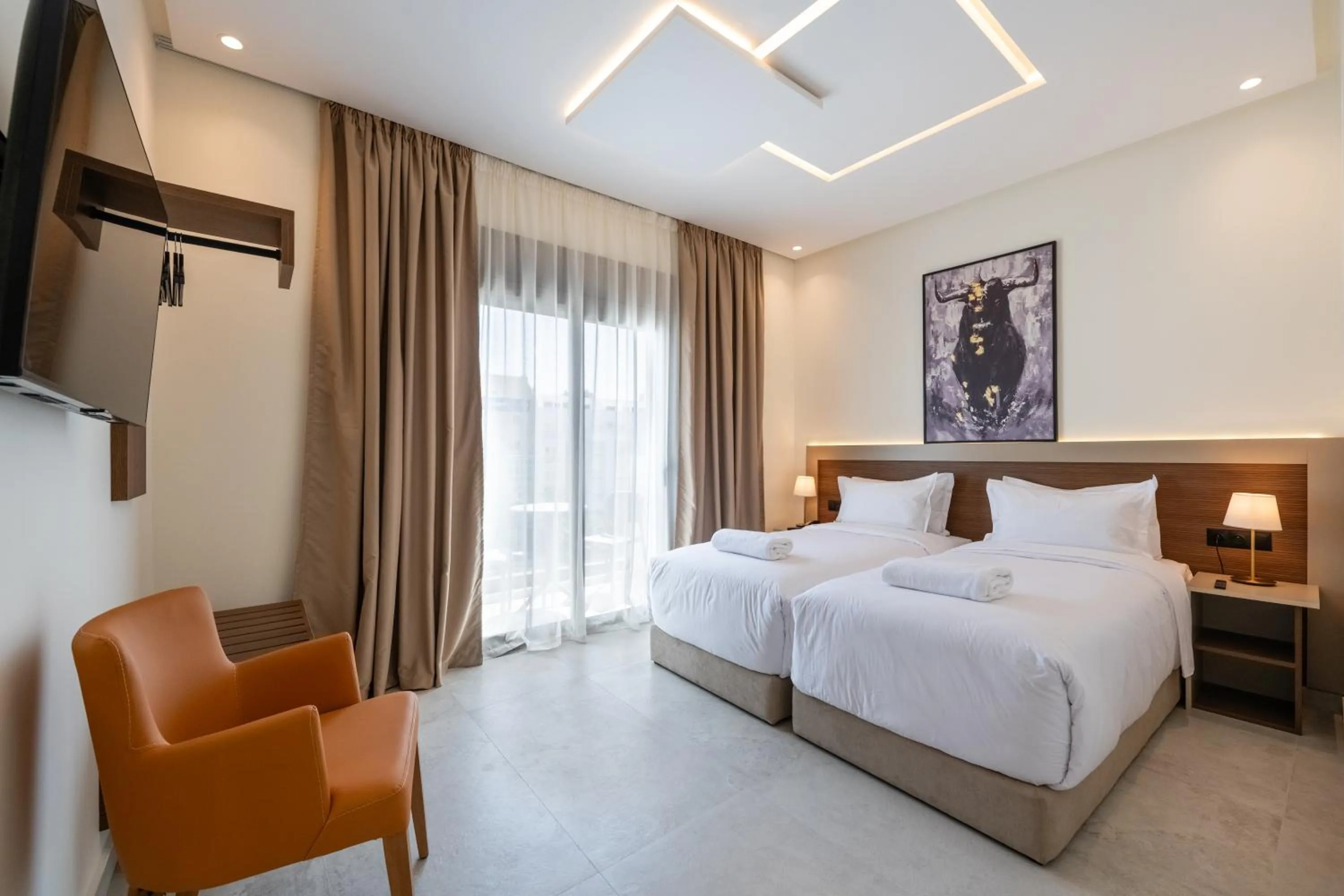 Bed in Hotel El Toro Tanger