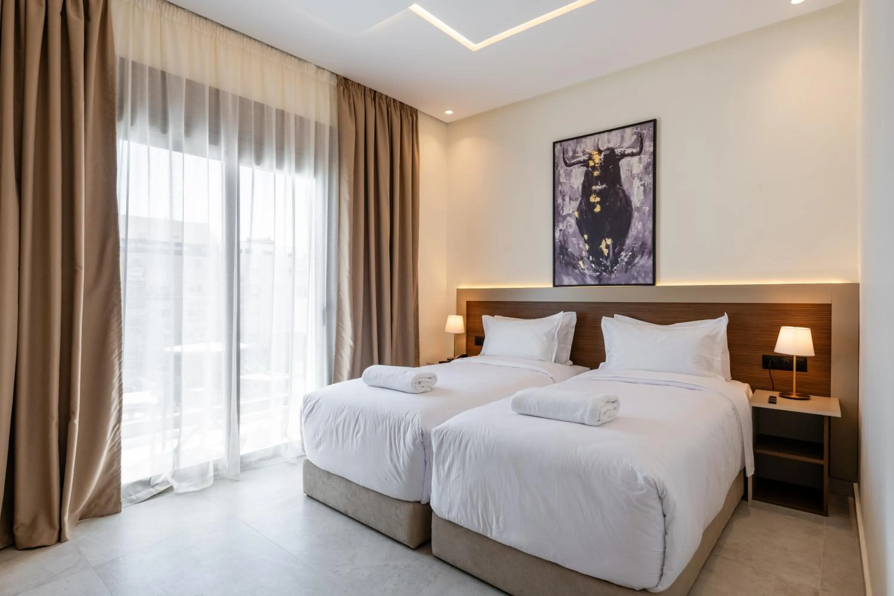 Bed in Hotel El Toro Tanger