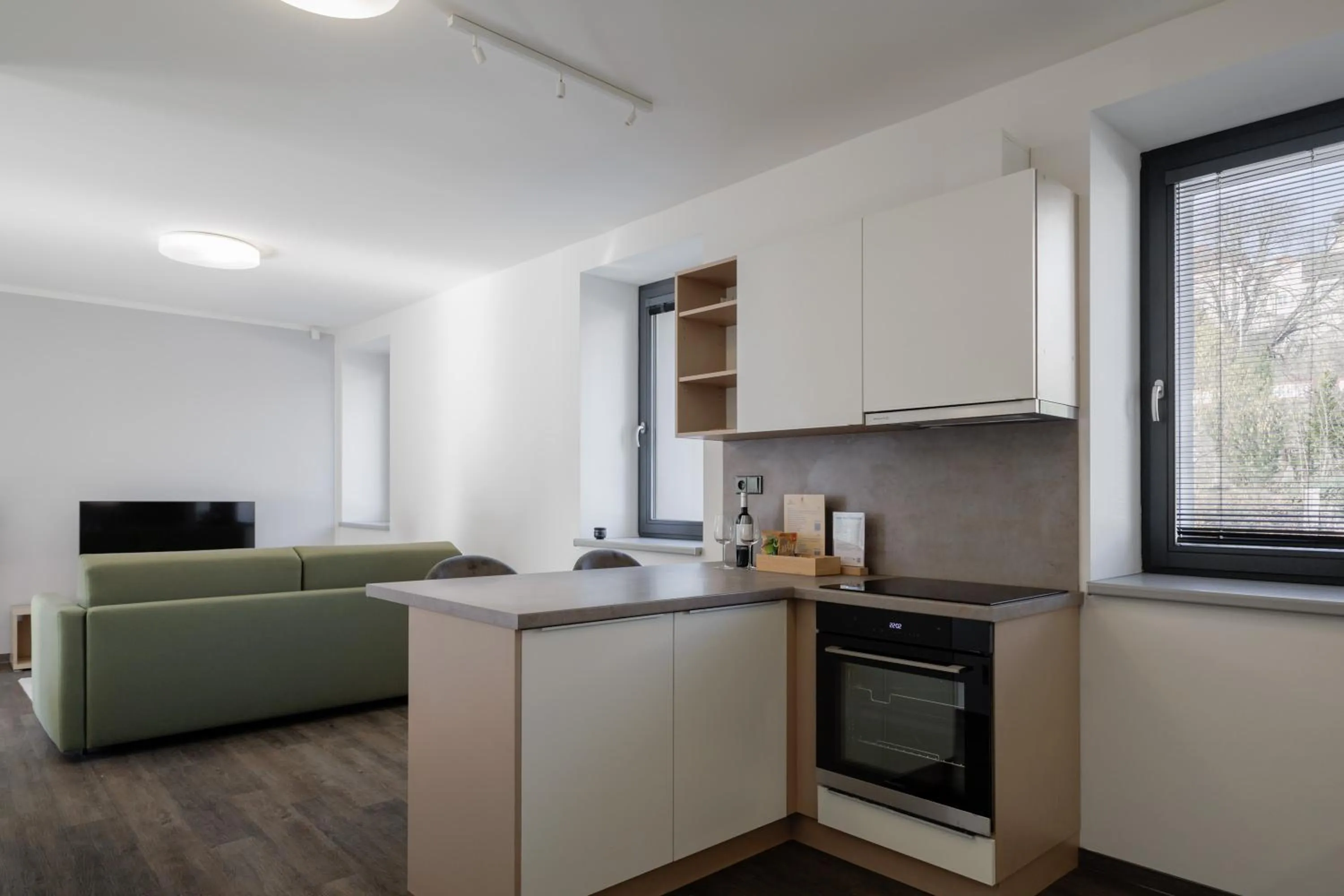 Kitchen or kitchenette in River Apartments