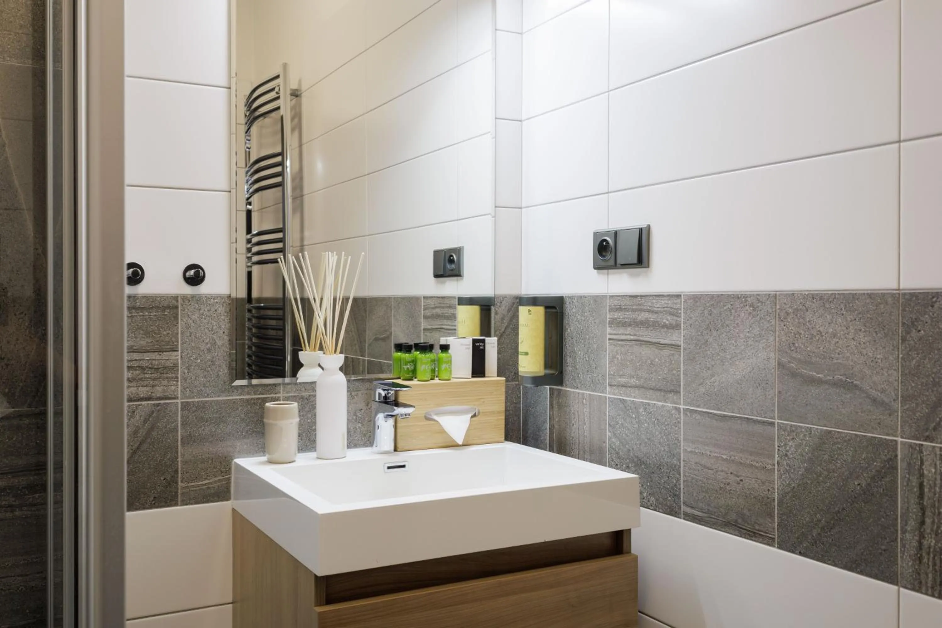 Bathroom in River Apartments