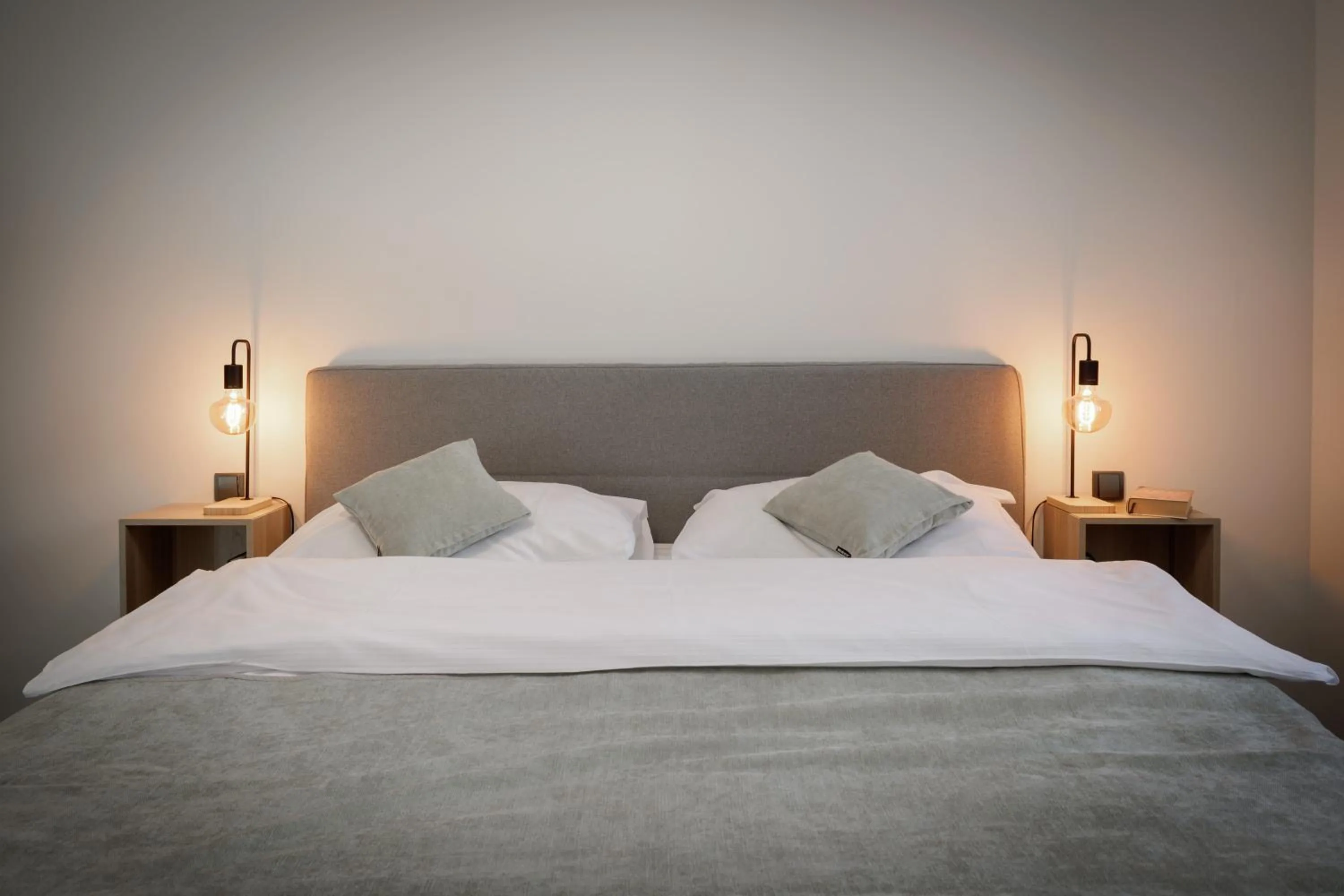 Bed in River Apartments