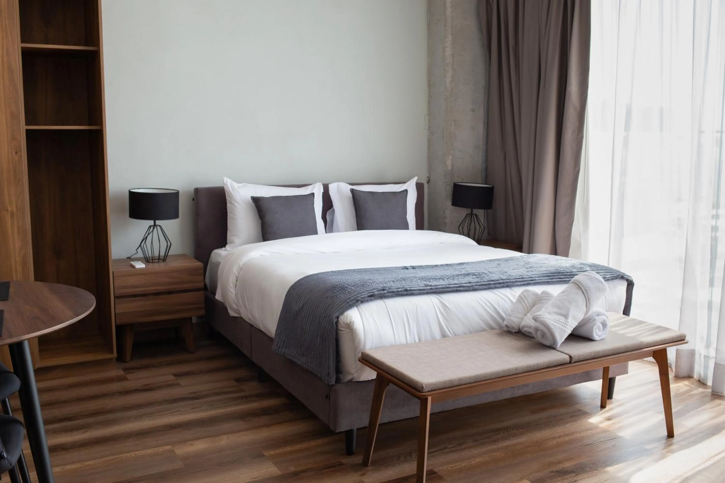 Bed in Suites del Carmen Consulado