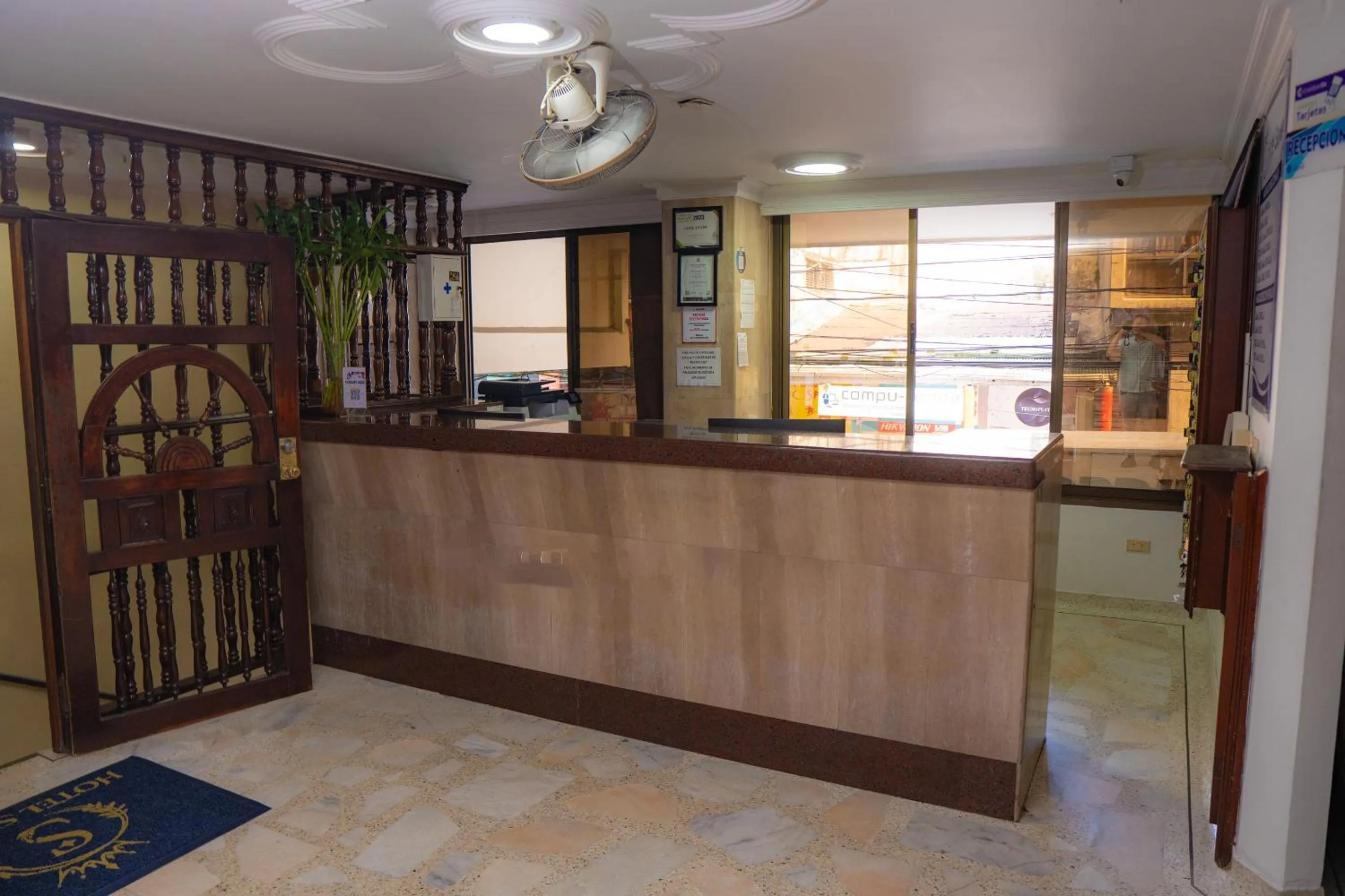 Lobby or reception in Hotel Steven