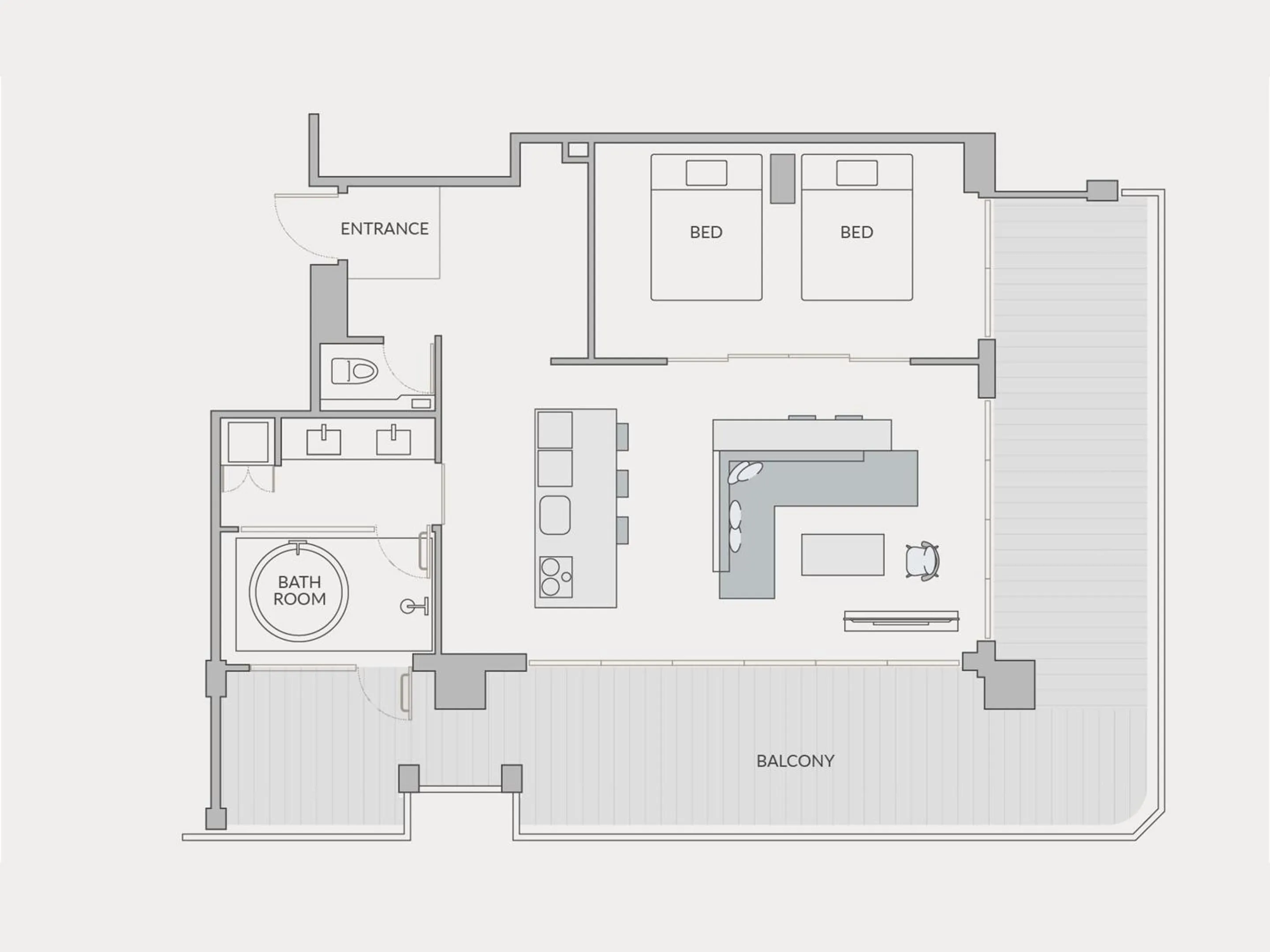Floor plan in seven x seven ISHIGAKI